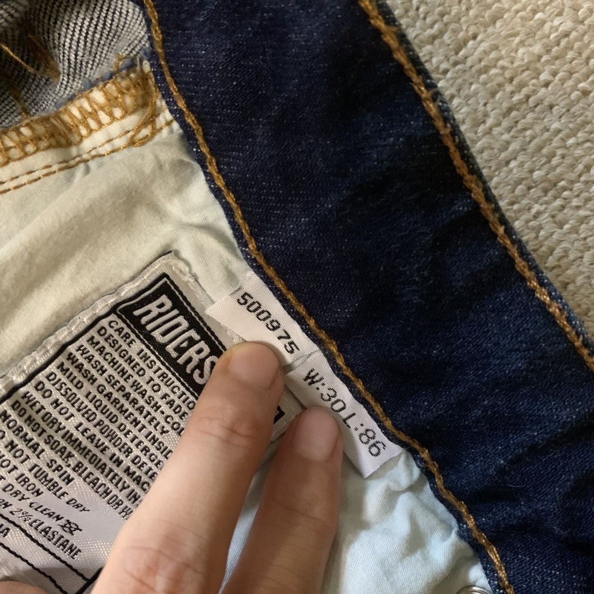 Lee Lee Riders Stright Denim Size US 30 / EU 46 - 5 Thumbnail