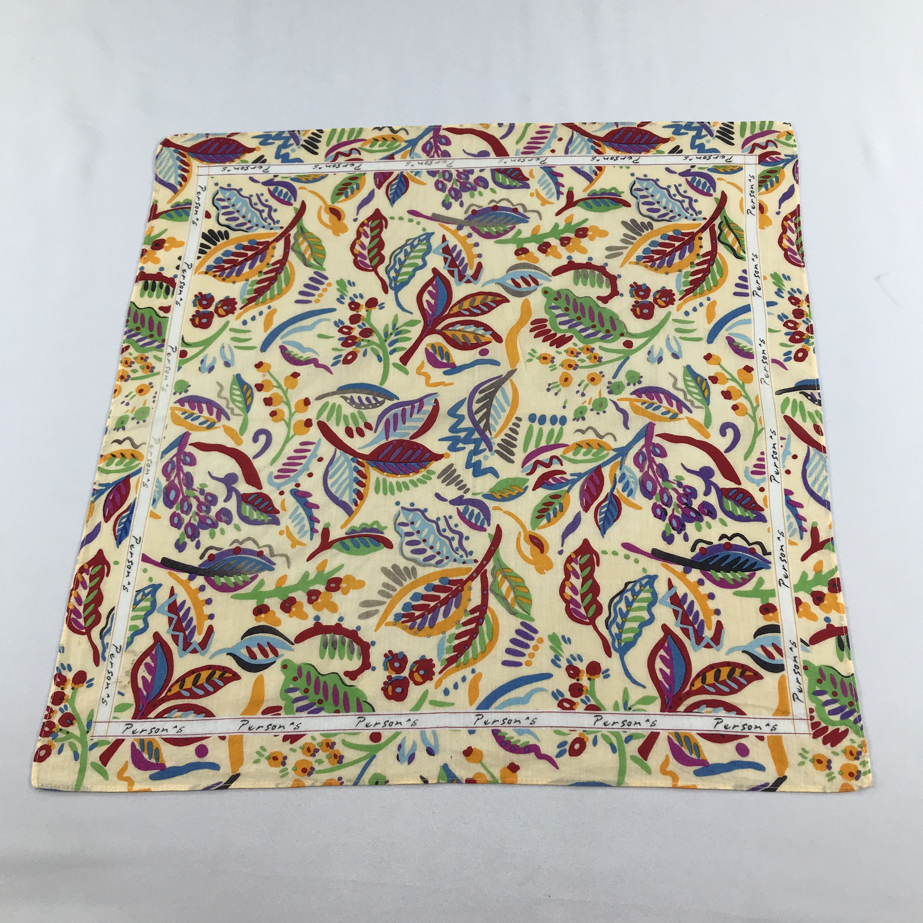 PERSON'S Person's Colorful Handkerchief Bandana Neckerchief H648 Size ONE SIZE - 2 Thumbnail