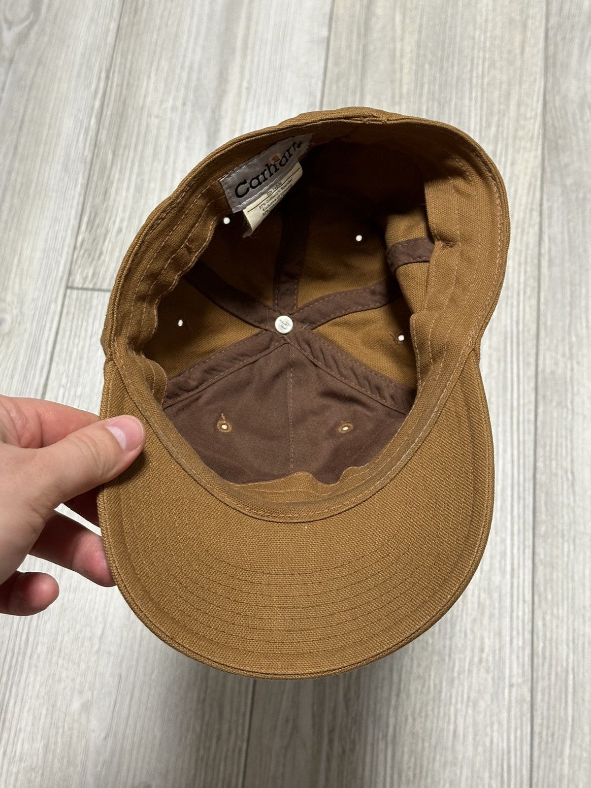 Other Carhartt Logo Flannel Baseball Cap Hat Plaid Y2K Streetwear Size ONE SIZE - 6 Thumbnail