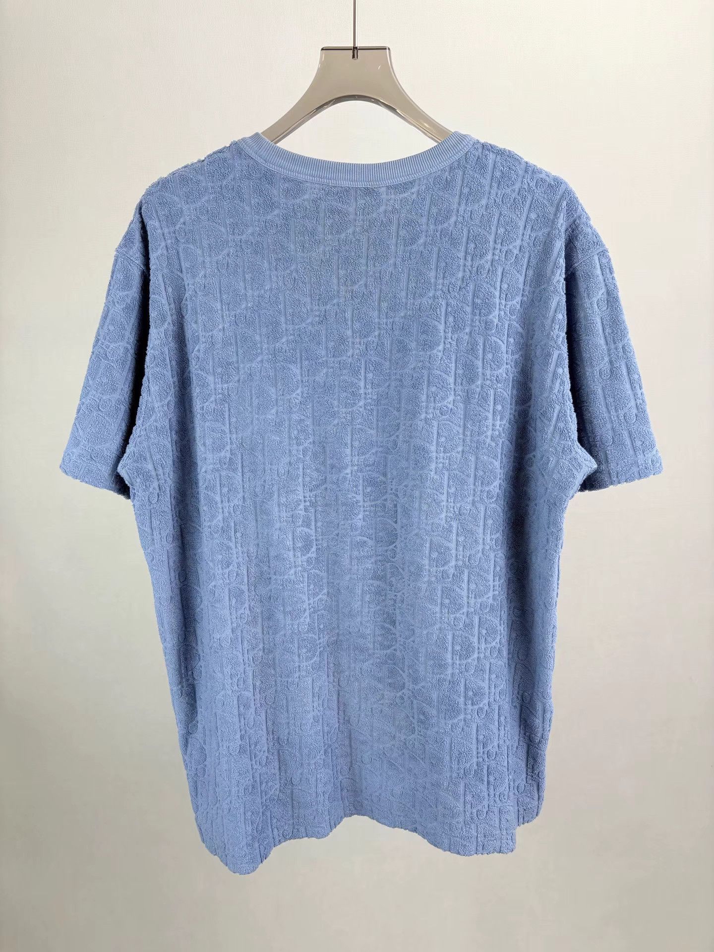Dior DIOR Dusty Blue Towel Short Sleeve K1 Size US XL / EU 56 / 4 - 2 Thumbnail