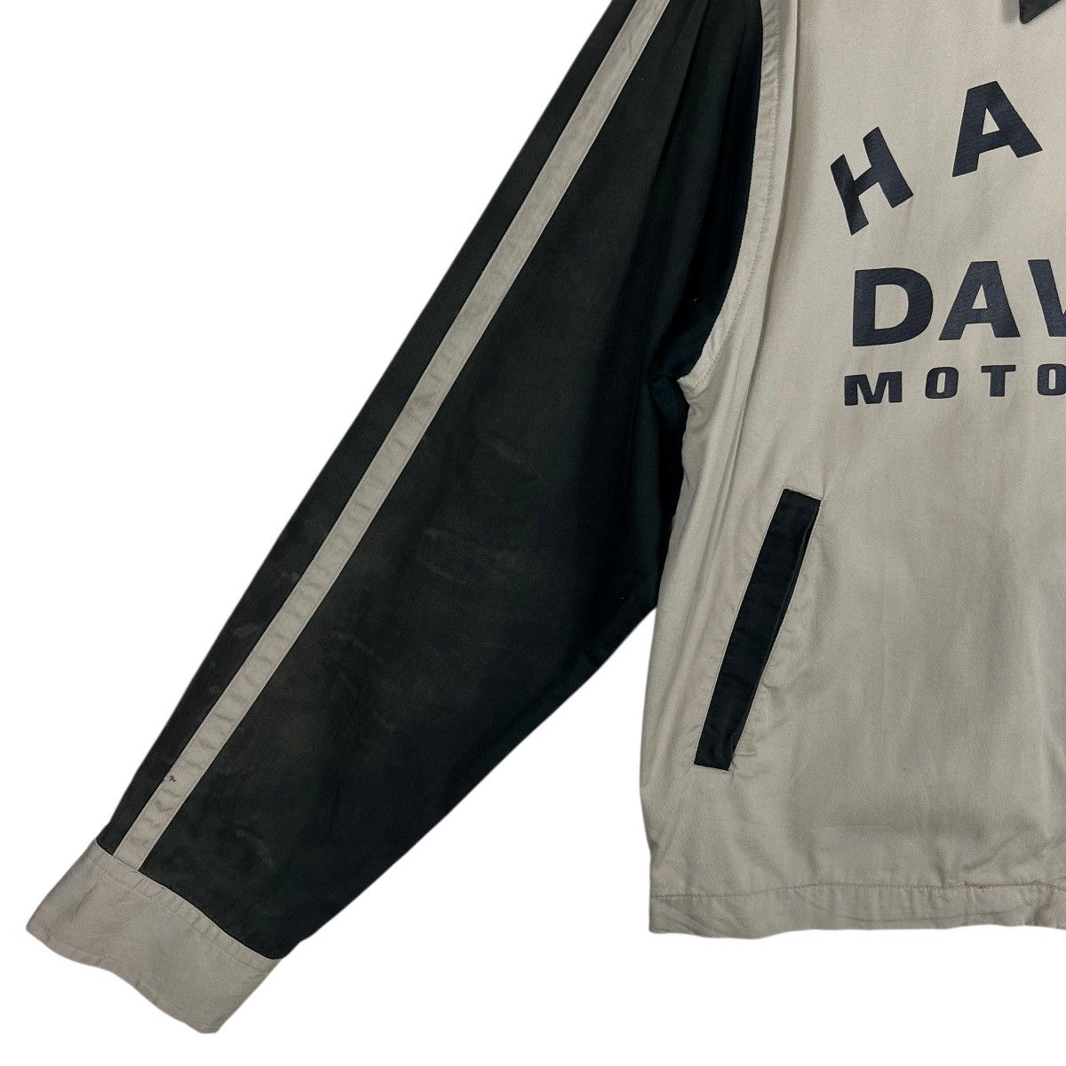 Harley Davidson 🔥 Vintage Harley Davidson MotorCycles Moto Racer Jacket Size US L / EU 52-54 / 3 - 7 Thumbnail