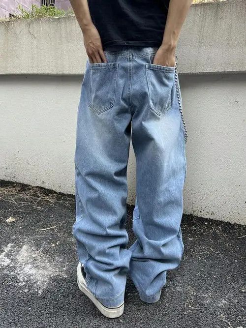 Jean DENIM Y2K DRIP baggy jeans pants Size US 34 / EU 50 - 3 Thumbnail