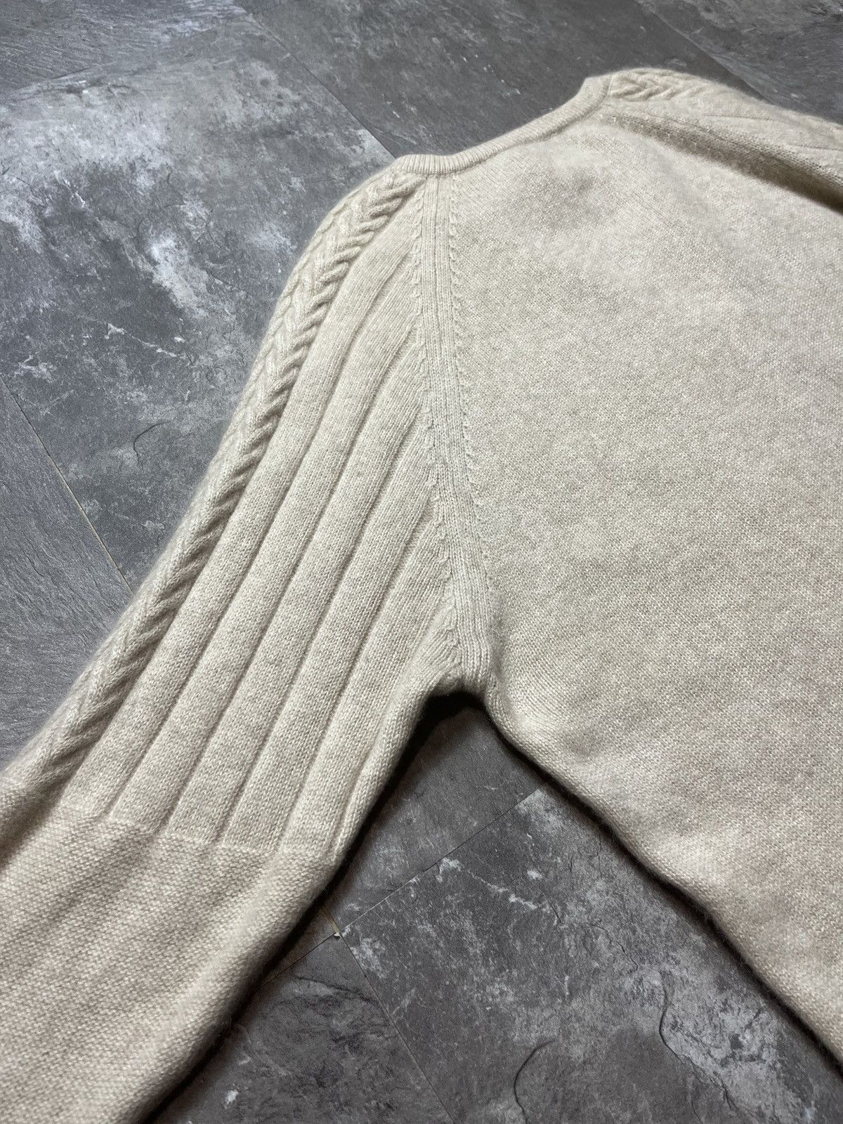 Brioni Brioni Roma Beige 100% Cashmere Crewneck Italy Rare Sweater Size US M / EU 48-50 / 2 - 8 Thumbnail
