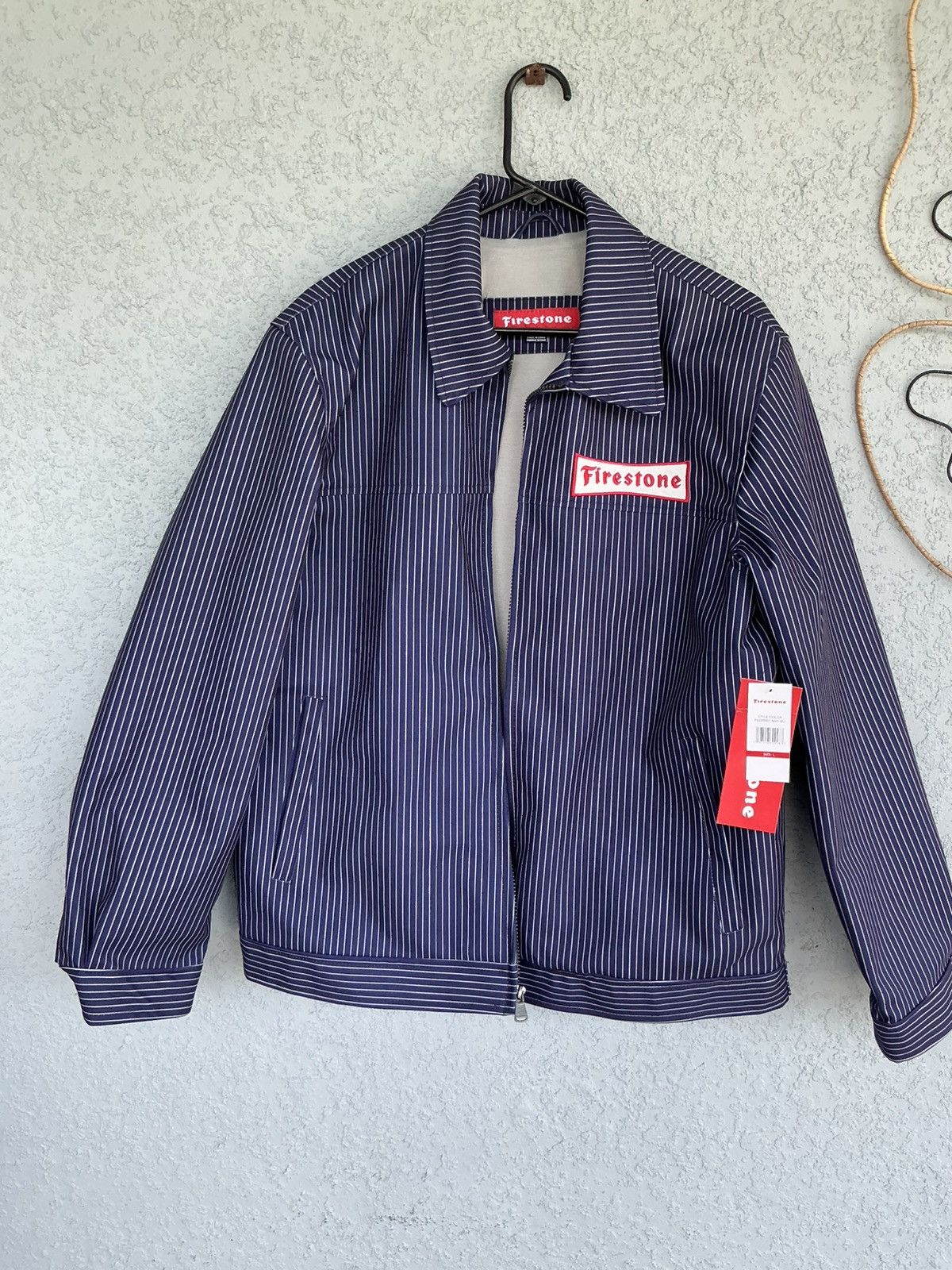 Other Firestone Striped Logo Jacket LG Size US L / EU 52-54 / 3 - 1 Thumbnail