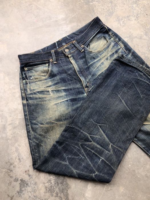 Vintage vintage levis jeans honeycomb pants denim rare japan | Grailed