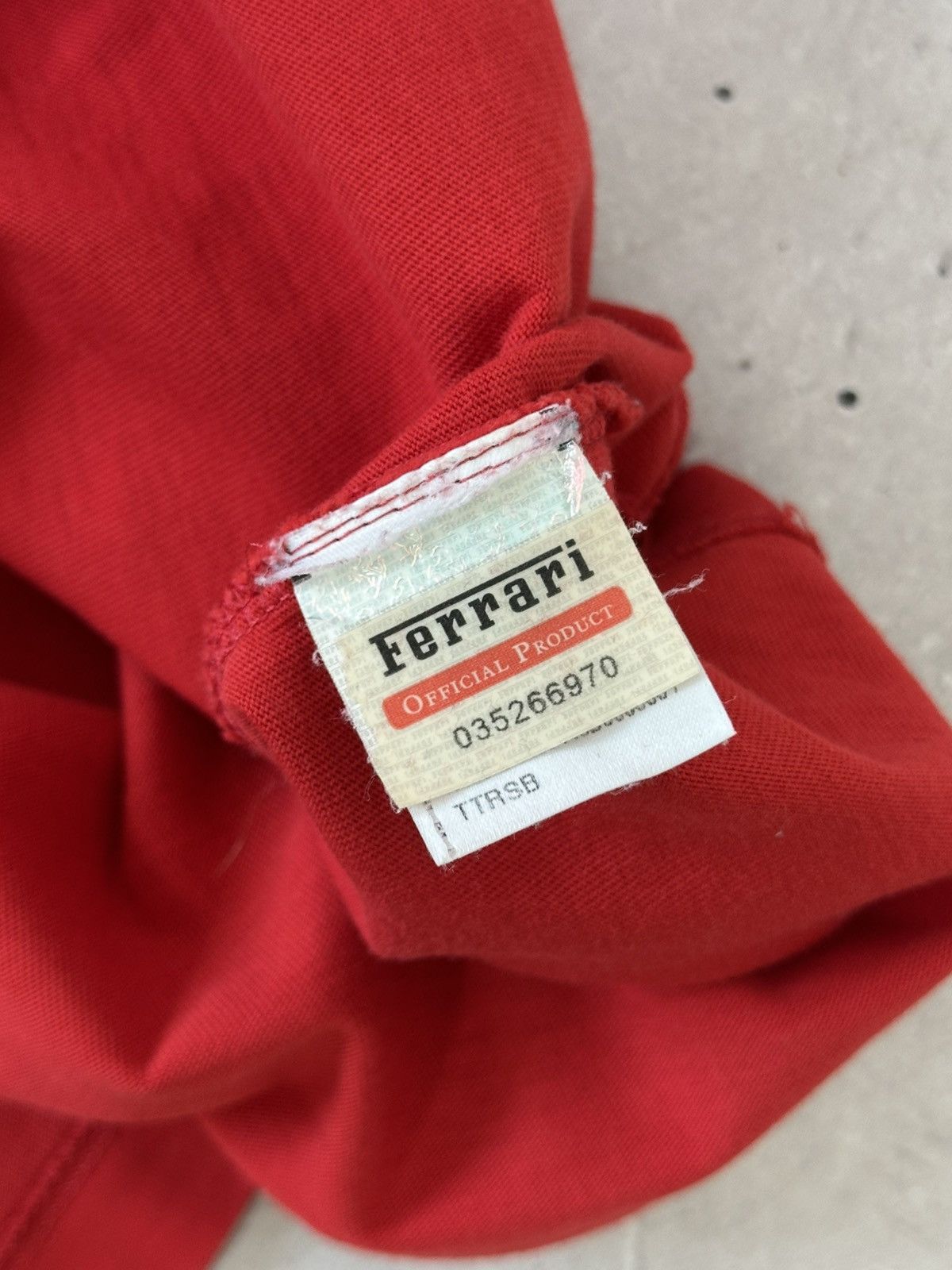 Ferrari × Puma Puma Ferrari Red Short Sleeve Cotton T-shirt Size US S / EU 44-46 / 1 - 9 Thumbnail