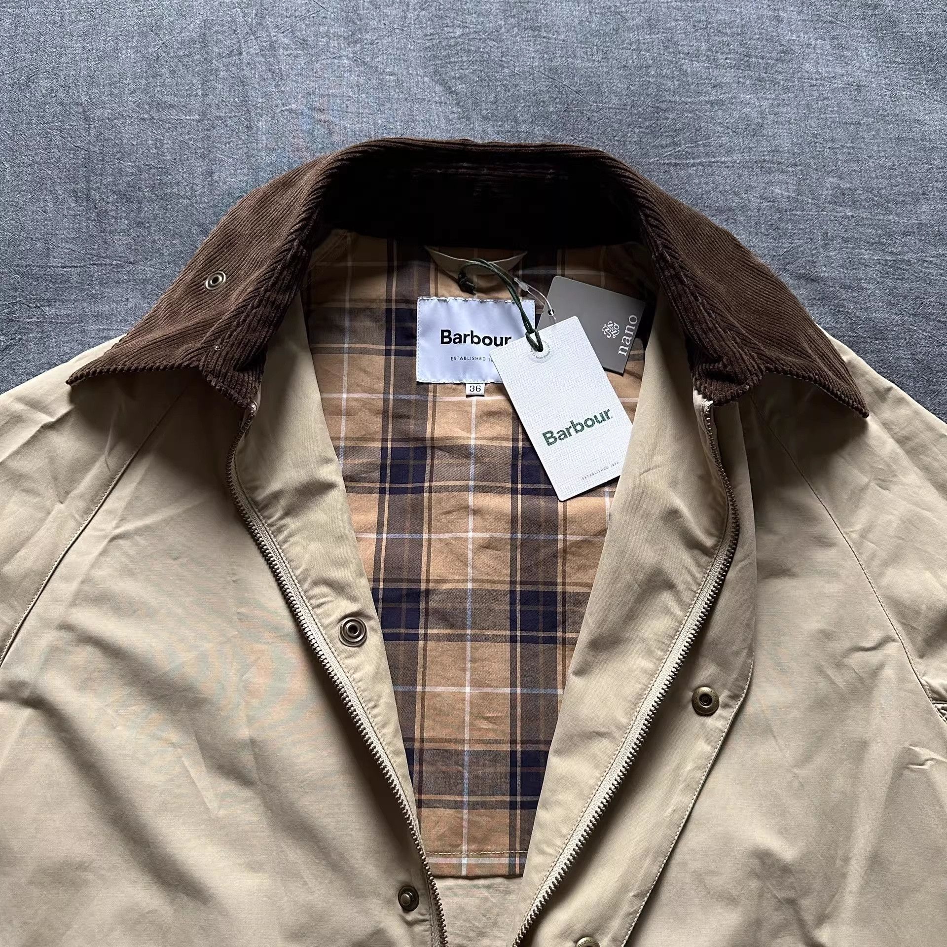 Barbour Barbour OS Oversize Bedale Belted Jacket Size US M / EU 48-50 / 2 - 5 Thumbnail