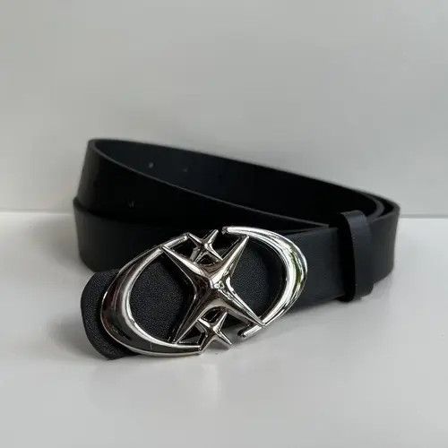 Handmade y2k 2000s star futuristic star emblem grunge emo belt Size ONE SIZE - 6 Thumbnail