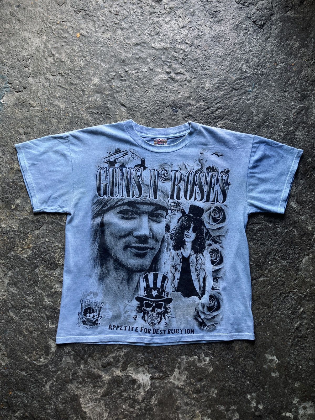Band Tees × Guns N' Roses × Vintage Vintage 90s Guns & Roses Mexican Bootleg Big Print Size US L / EU 52-54 / 3 - 1 Thumbnail