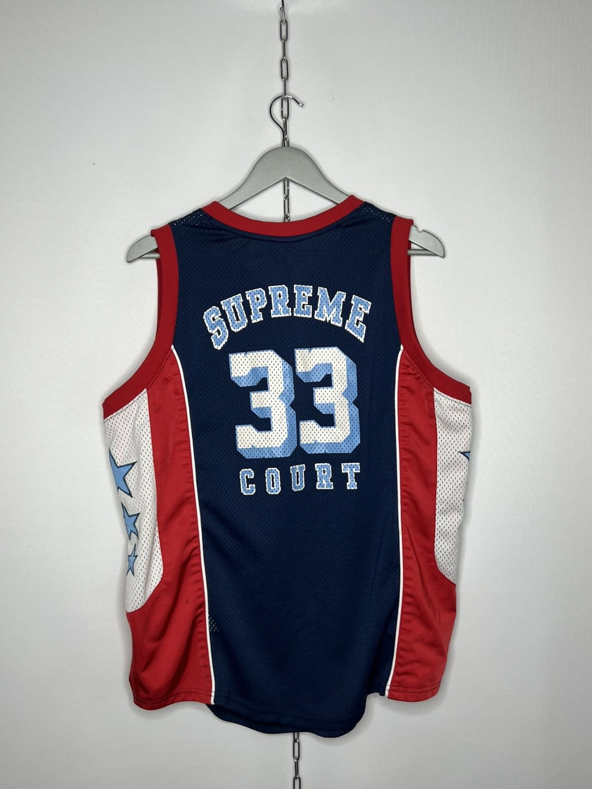 Nike 🔥 Rare Vintage Nike 90s Supreme Court Tank Top Vest #33 🔥 Size US M / EU 48-50 / 2 - 6 Thumbnail