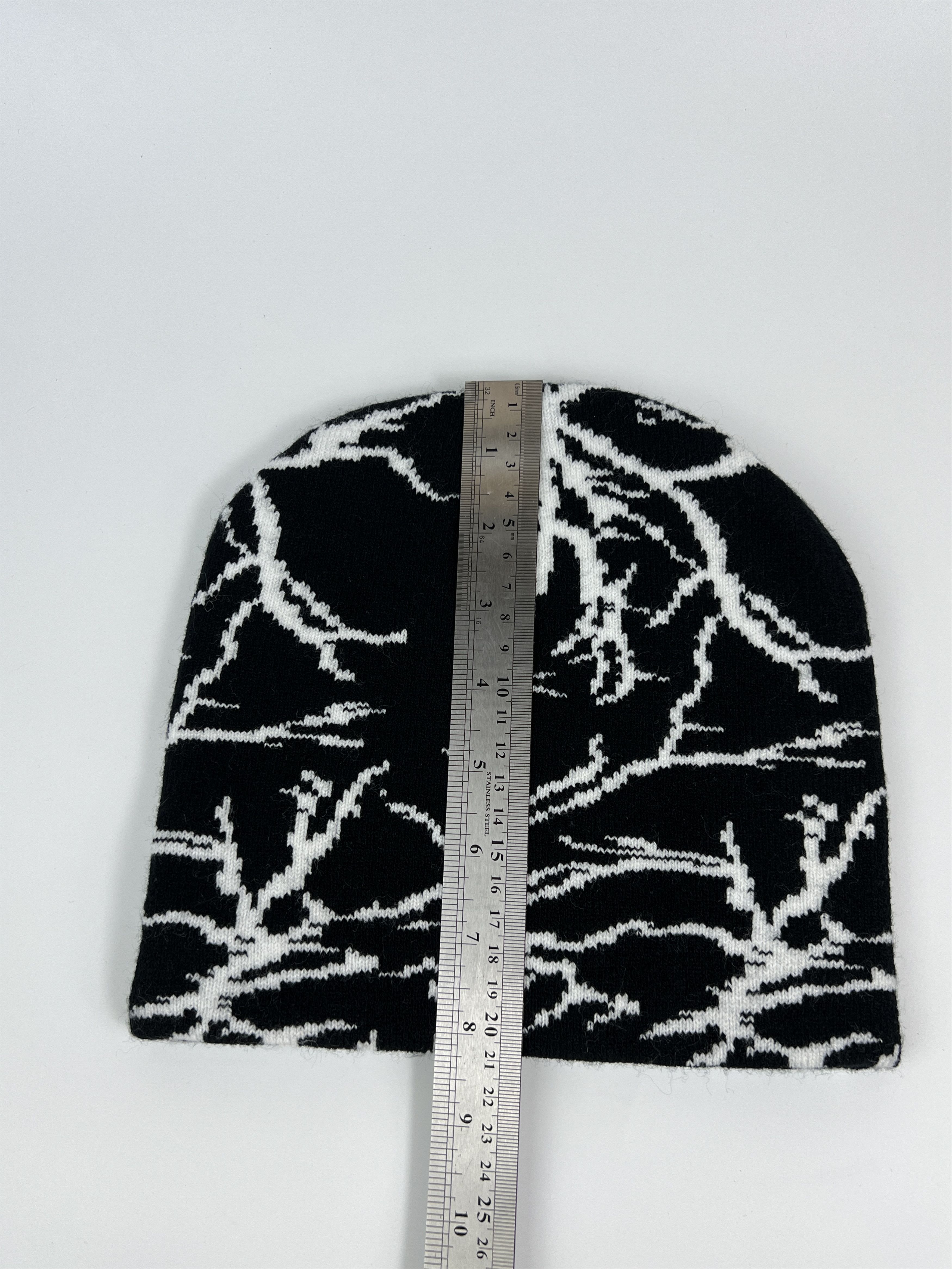 Hysteric Glamour Y2K Pattern Gorpcore Beanie Hat Lightning Print Size ONE SIZE - 4 Thumbnail