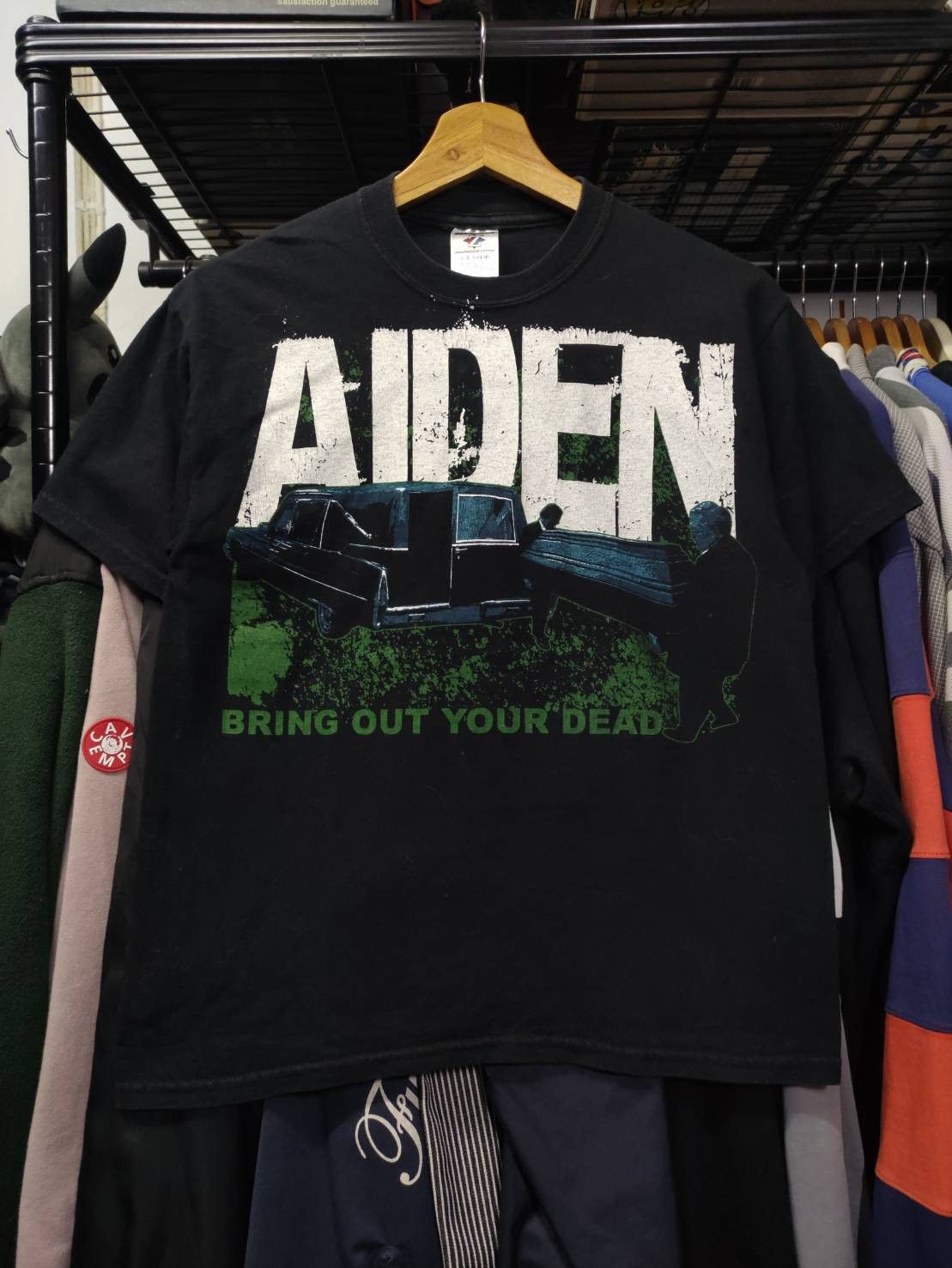 Band Tees Vtg 00's Aiden Band " Bring Out Your Dead " T-Shirt Size US S / EU 44-46 / 1 - 2 Thumbnail