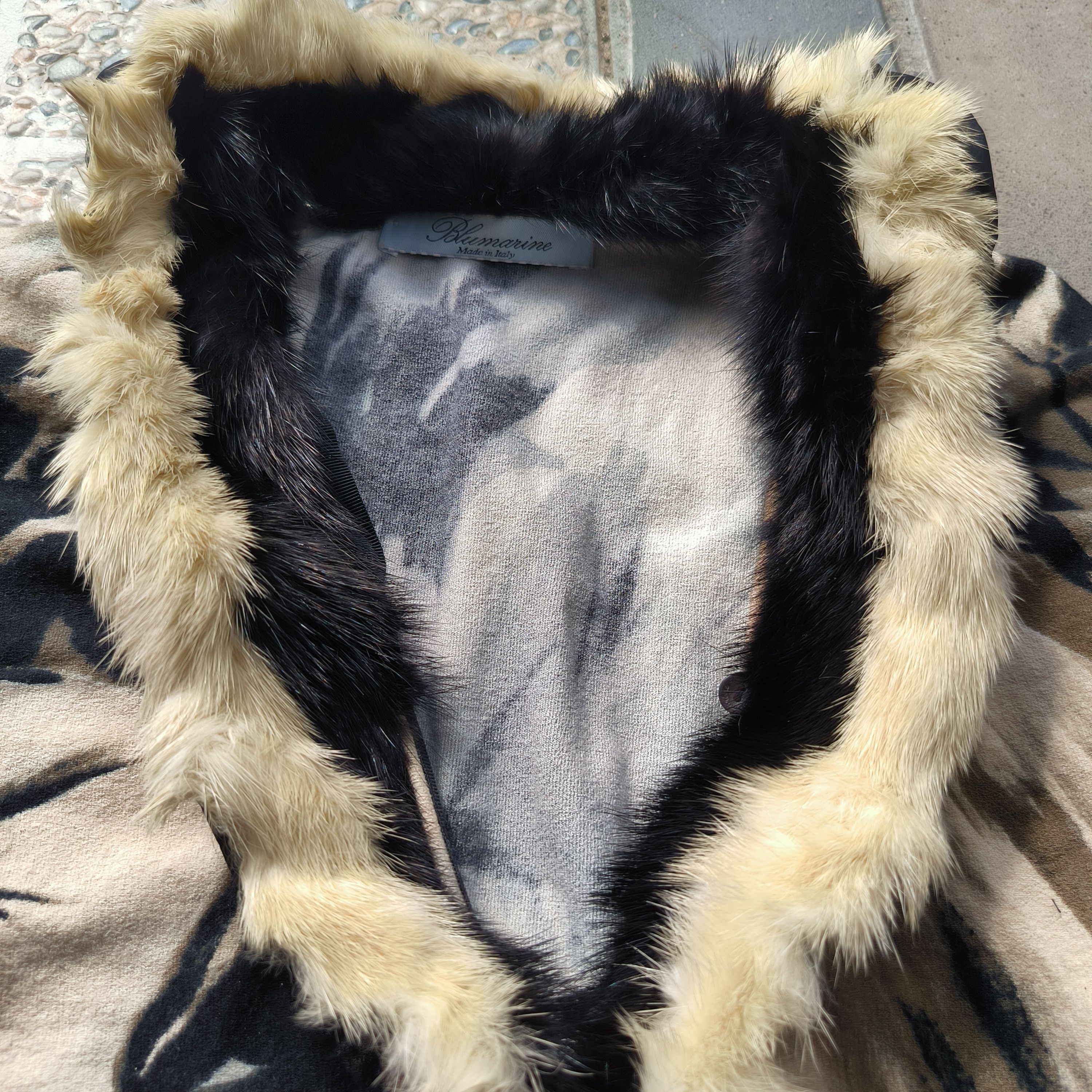 Blumarine Blumarine Abstract Faux Fur Cardigan Size M / US 6-8 / IT 42-44 - 3 Thumbnail