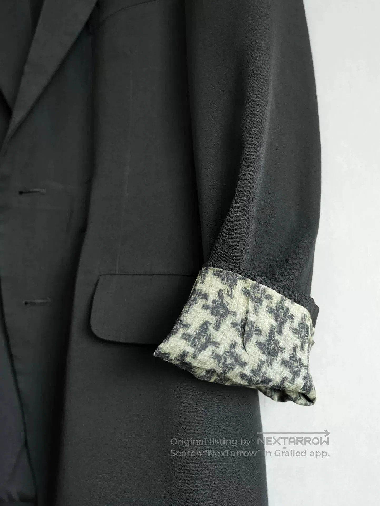 Yohji Yamamoto black Yohji Yamamoto tie jacket. Size US S / EU 44-46 / 1 - 8 Thumbnail
