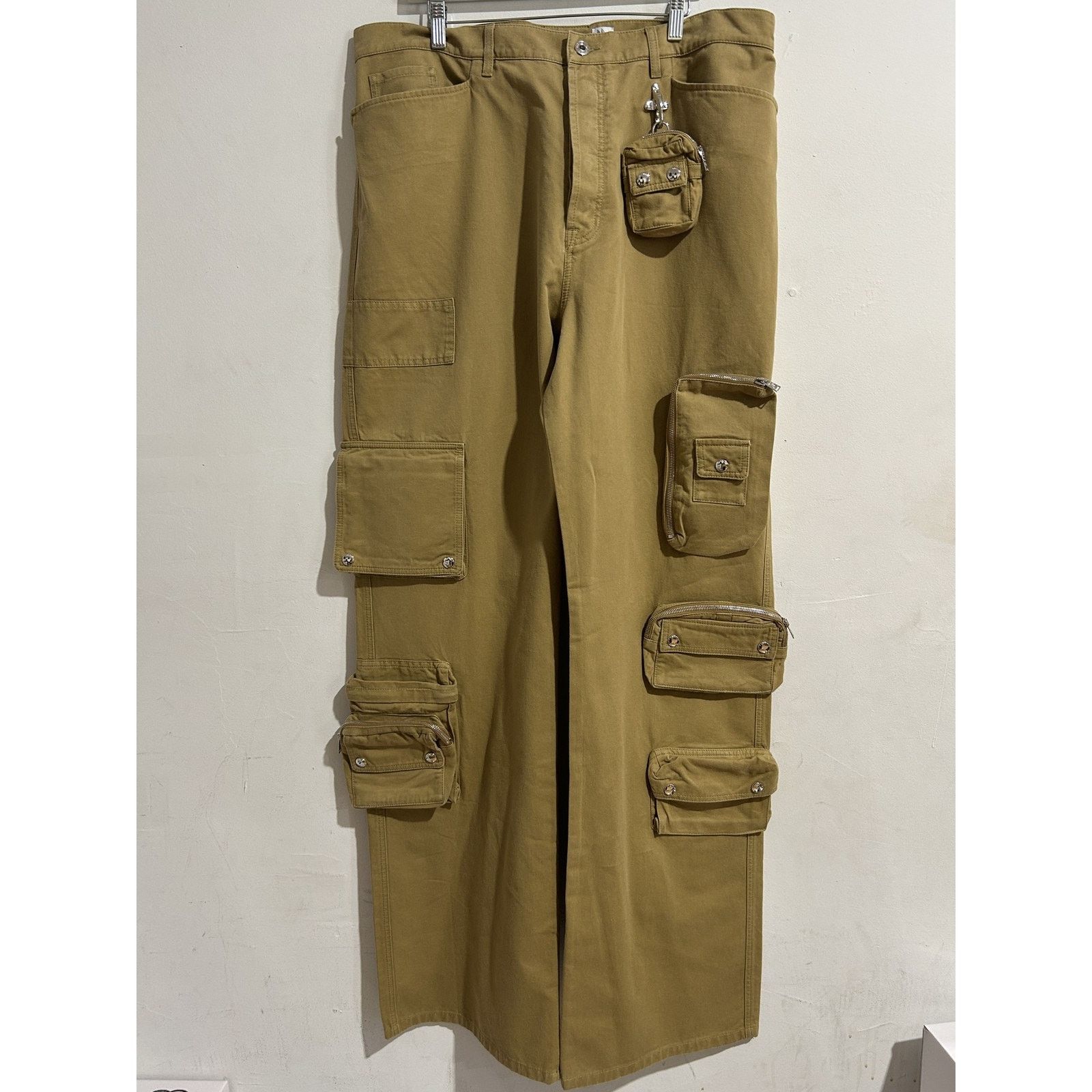 Lanvin LANVIN TAN FUTURE EDITION TROUSERS SIZE 38 PREOWNED Size US 40 / EU 56 - 1 Thumbnail