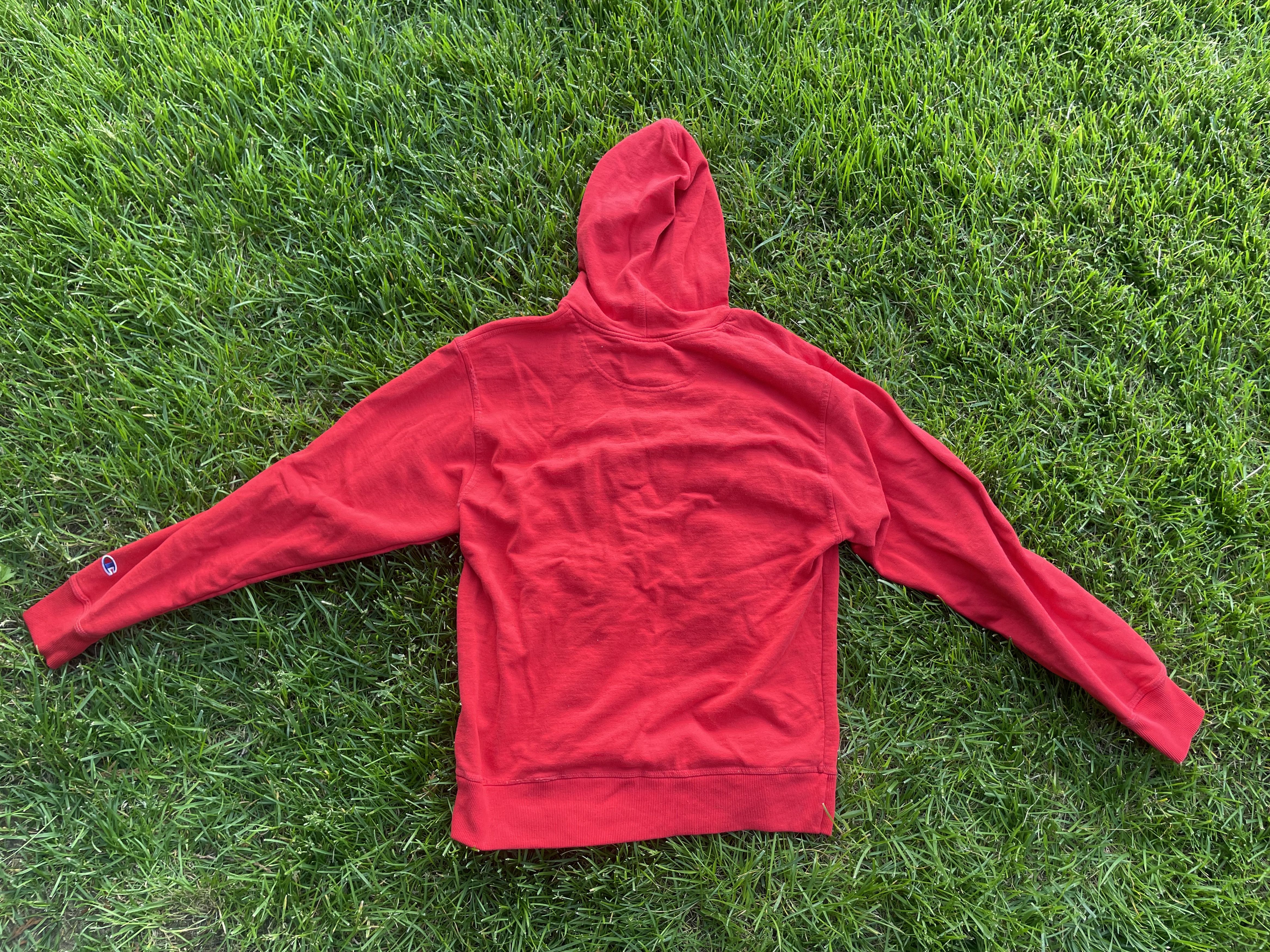 Champion Red Champion Hoodie Size US M / EU 48-50 / 2 - 2 Thumbnail