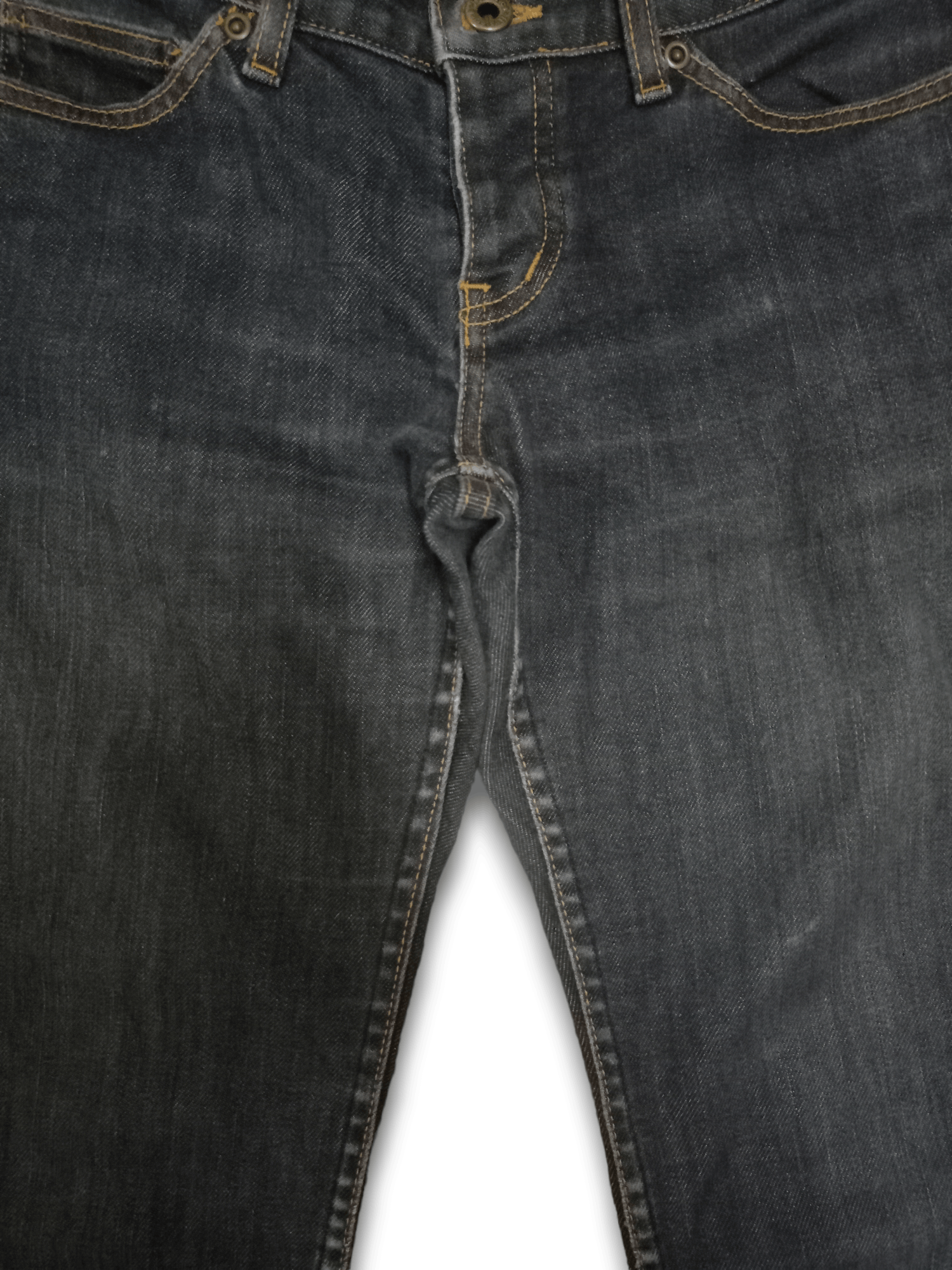 Hysteric Glamour Vintage Japanese Hysterics Black Washed Tapered Jeans Size US 28 / EU 44 - 9 Thumbnail