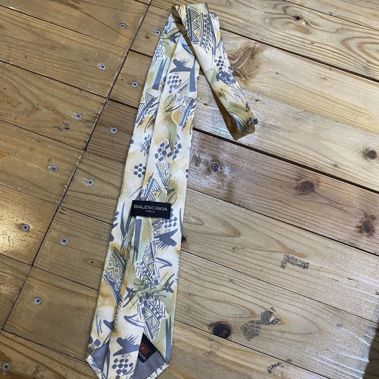Balenciaga Balenciaga Silk Tie Size ONE SIZE - 2 Thumbnail