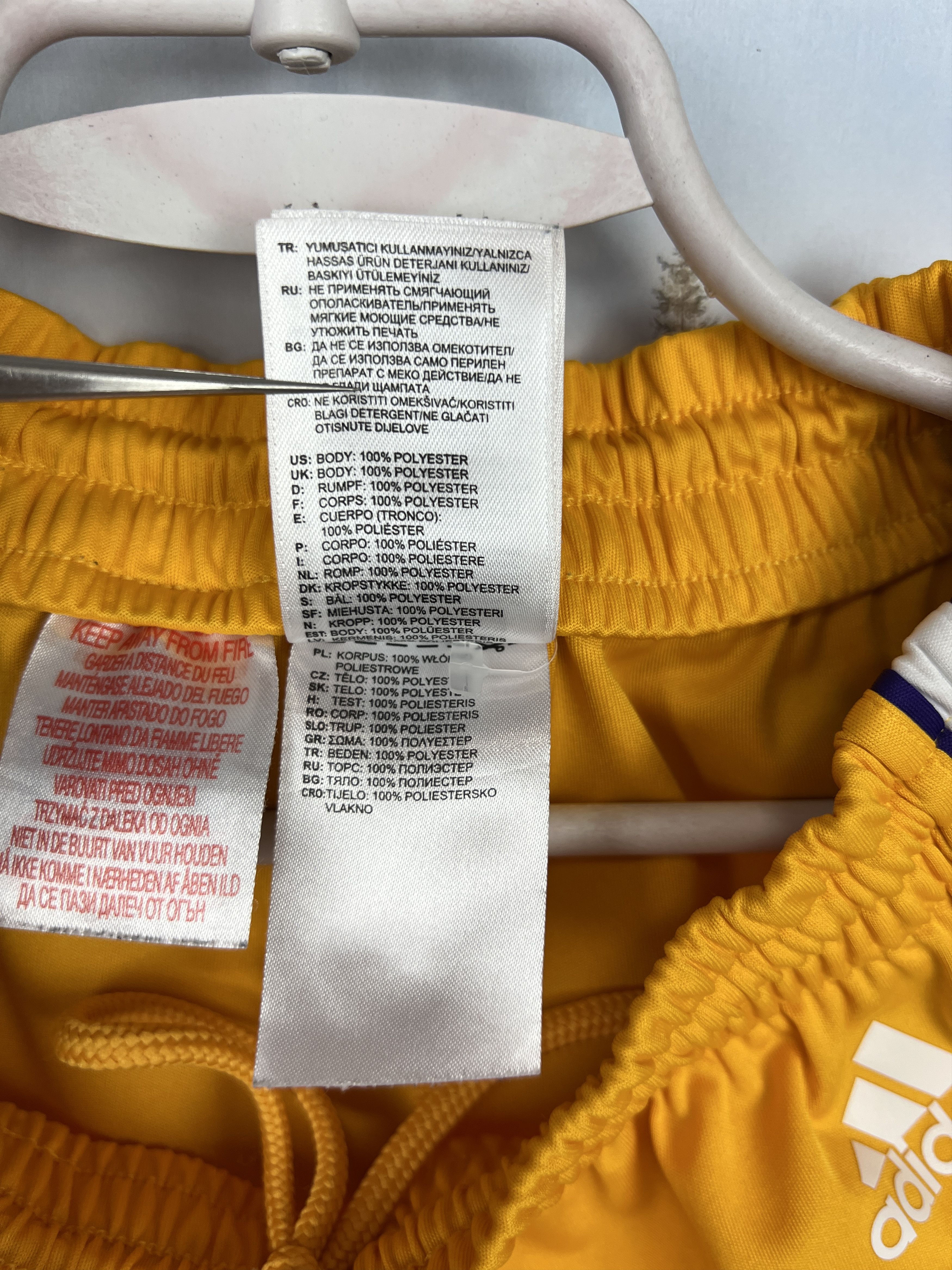 Adidas Vintage Los Angeles Lakers Bryant NBA Kids 16 Y Shorts Size US 30 / EU 46 - 12 Thumbnail