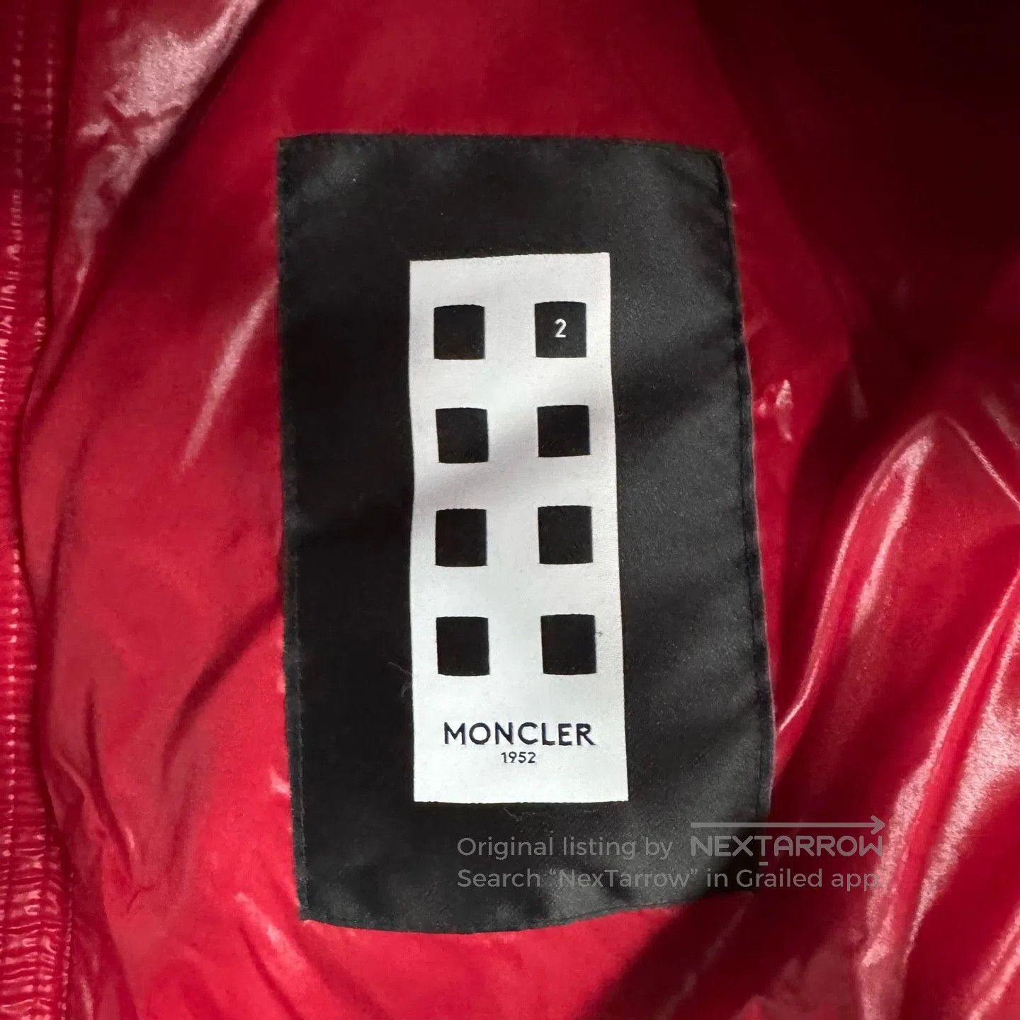 Moncler Moncler Venant Red Inner Layer; Sleeve Label with Large Lo Size US XL / EU 56 / 4 - 6 Thumbnail