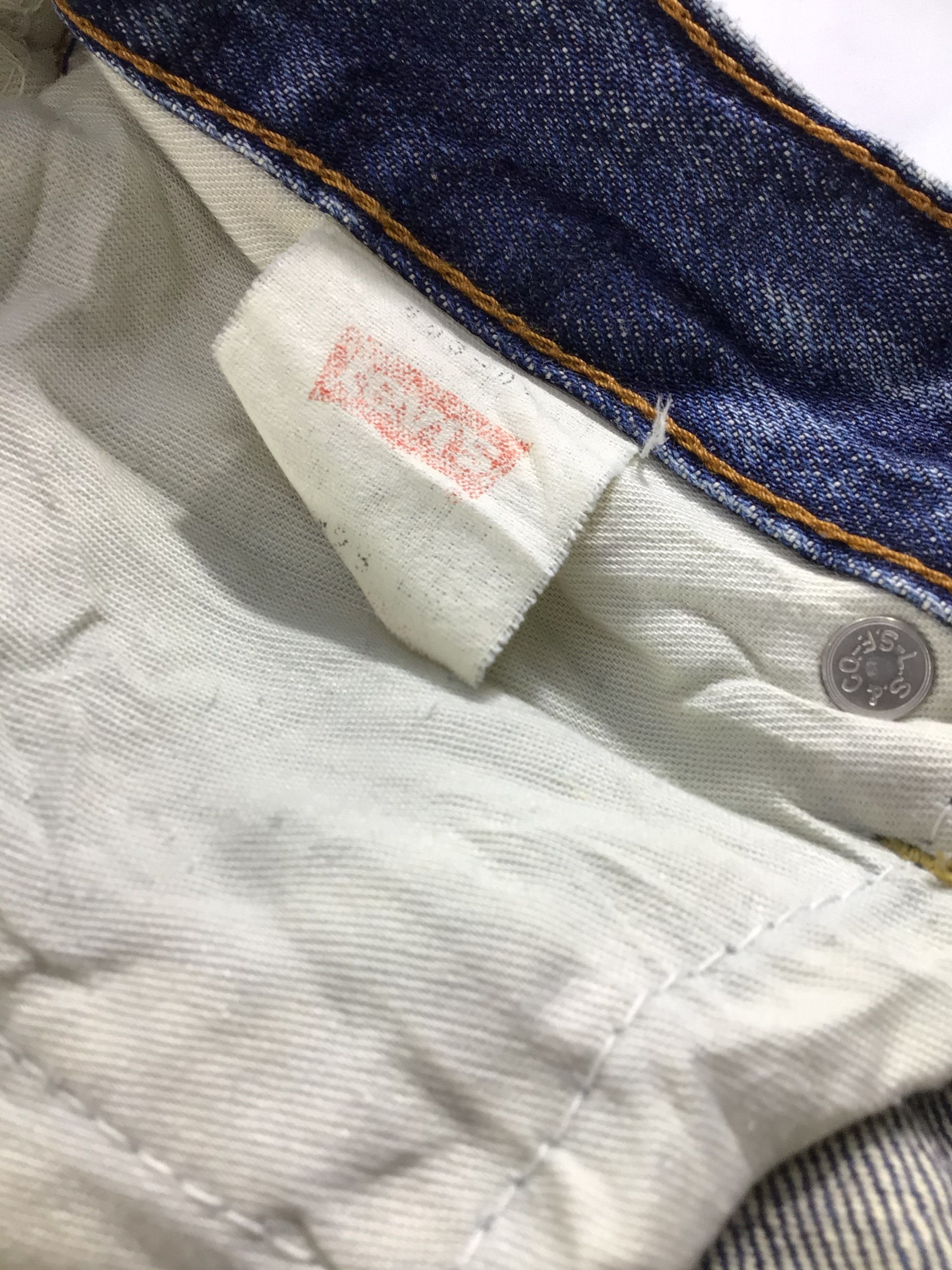 Levi's Vintage Levis 503 Jeans Faded Blue Denim KJ04 Size US 29 - 10 Thumbnail