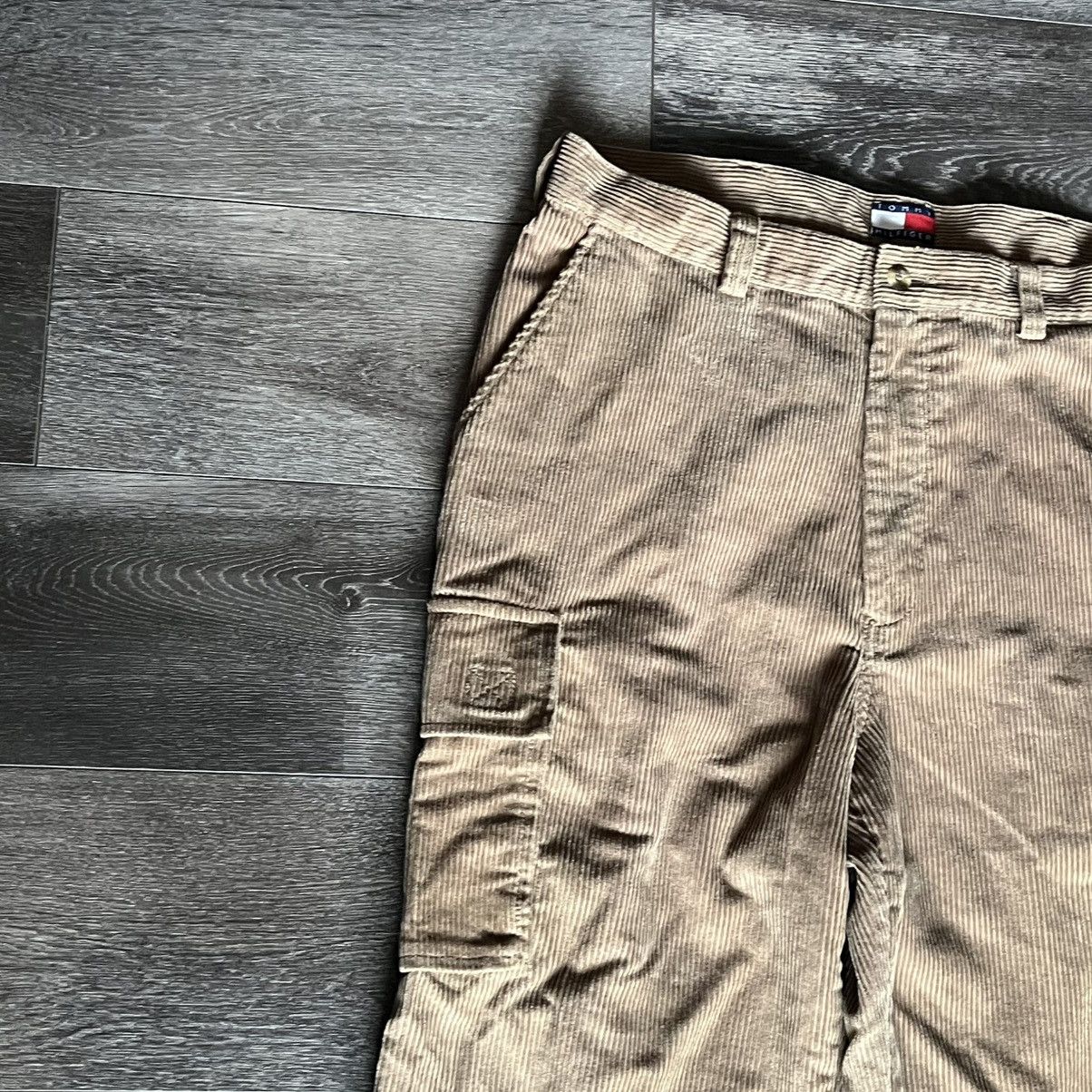 Tommy Hilfiger Vintage 1990s Tommy Hilfiger Corduroy Cargo Straight Pants Size US 34 / EU 50 - 8 Thumbnail