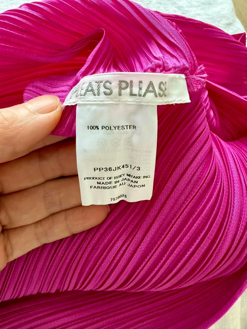 Issey Miyake Issey Miyake Pink pleated short-sleeved shirt Size L / US 10 / IT 46 - 3 Thumbnail