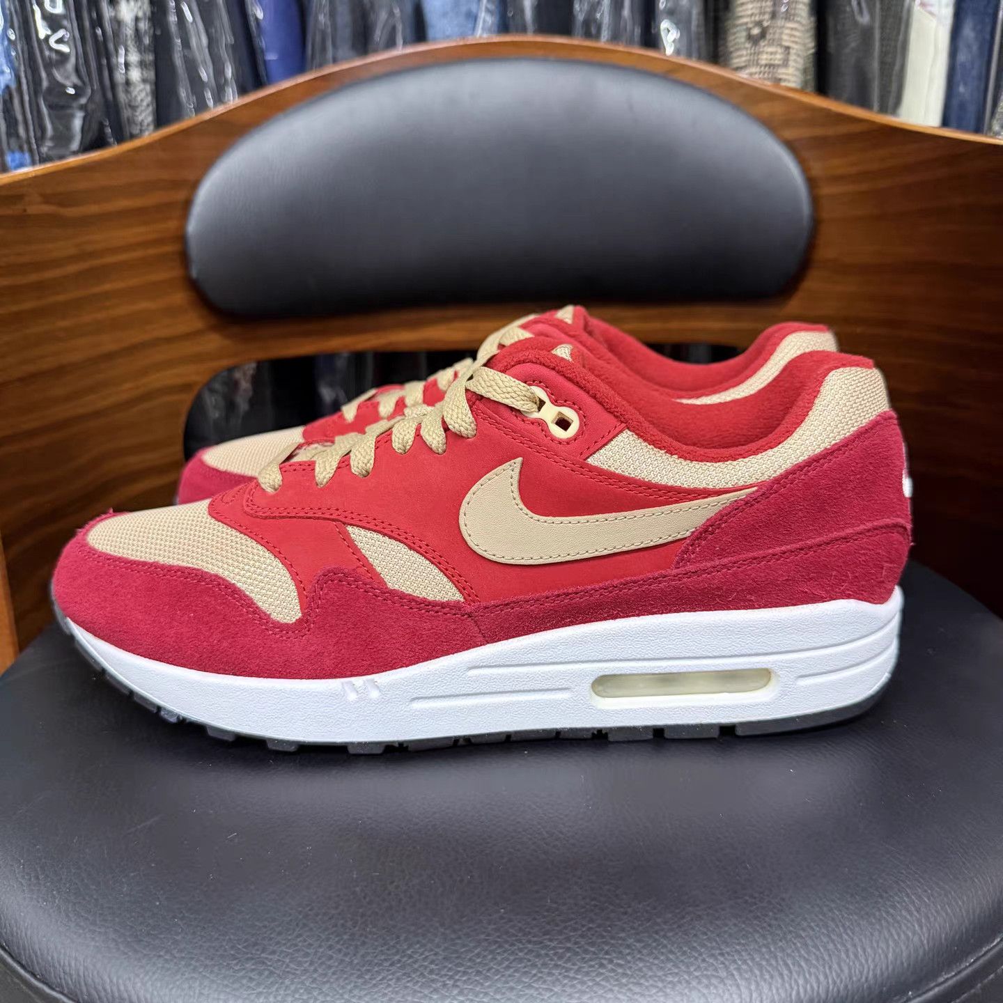 Nike Nike Air Max 1 "Red Curry" Sneakers K15 Size US 9 / EU 42 - 6 Thumbnail