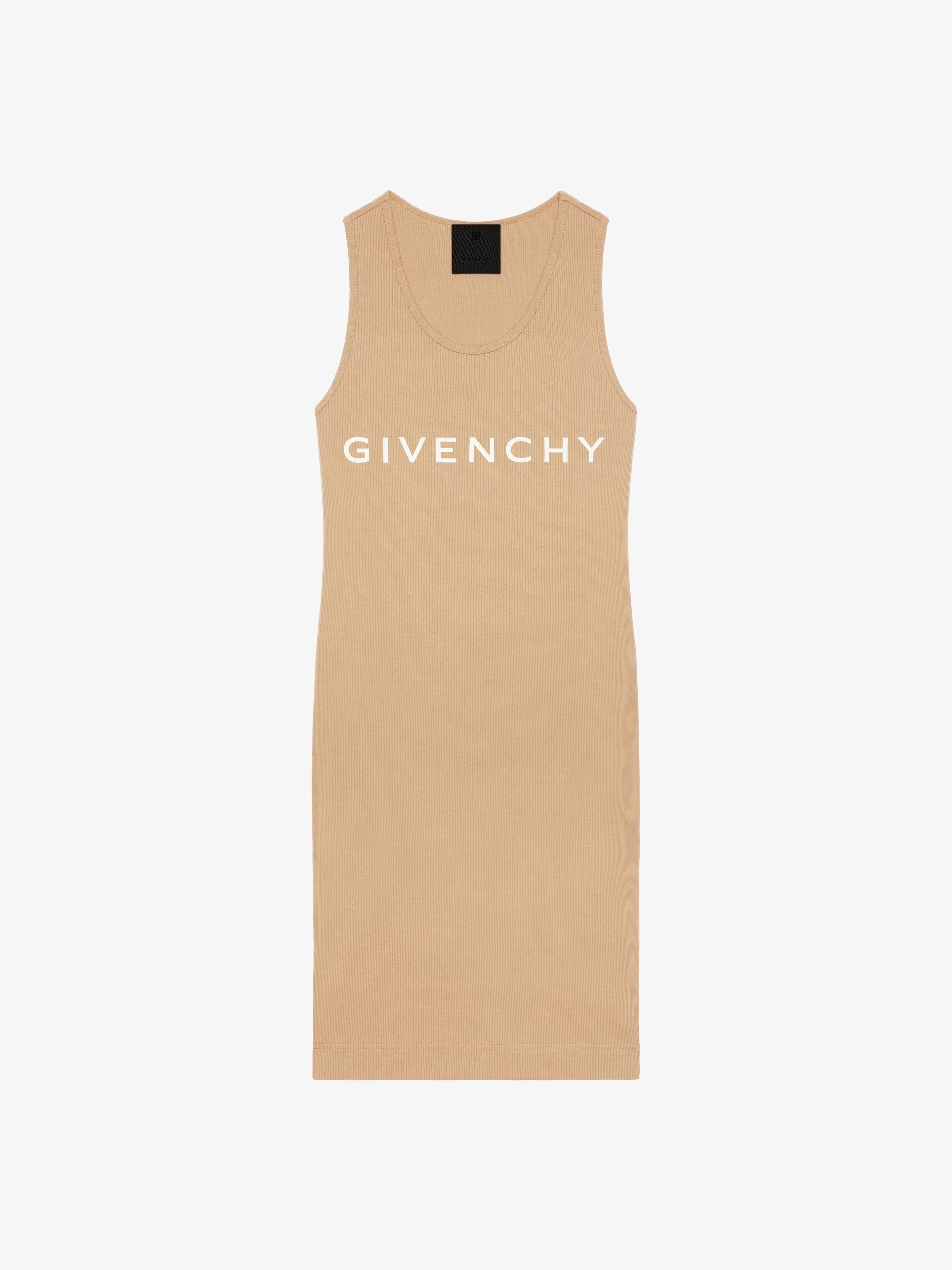 Givenchy o1srvl11e0825 Archetype Tank Dress in Jersey in Beige Size S / US 4 / IT 40 - 1 Thumbnail