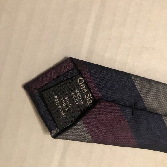 Banana Republic banana Republic men's new 100%polyester tie 3" X 58" Size ONE SIZE - 6 Thumbnail