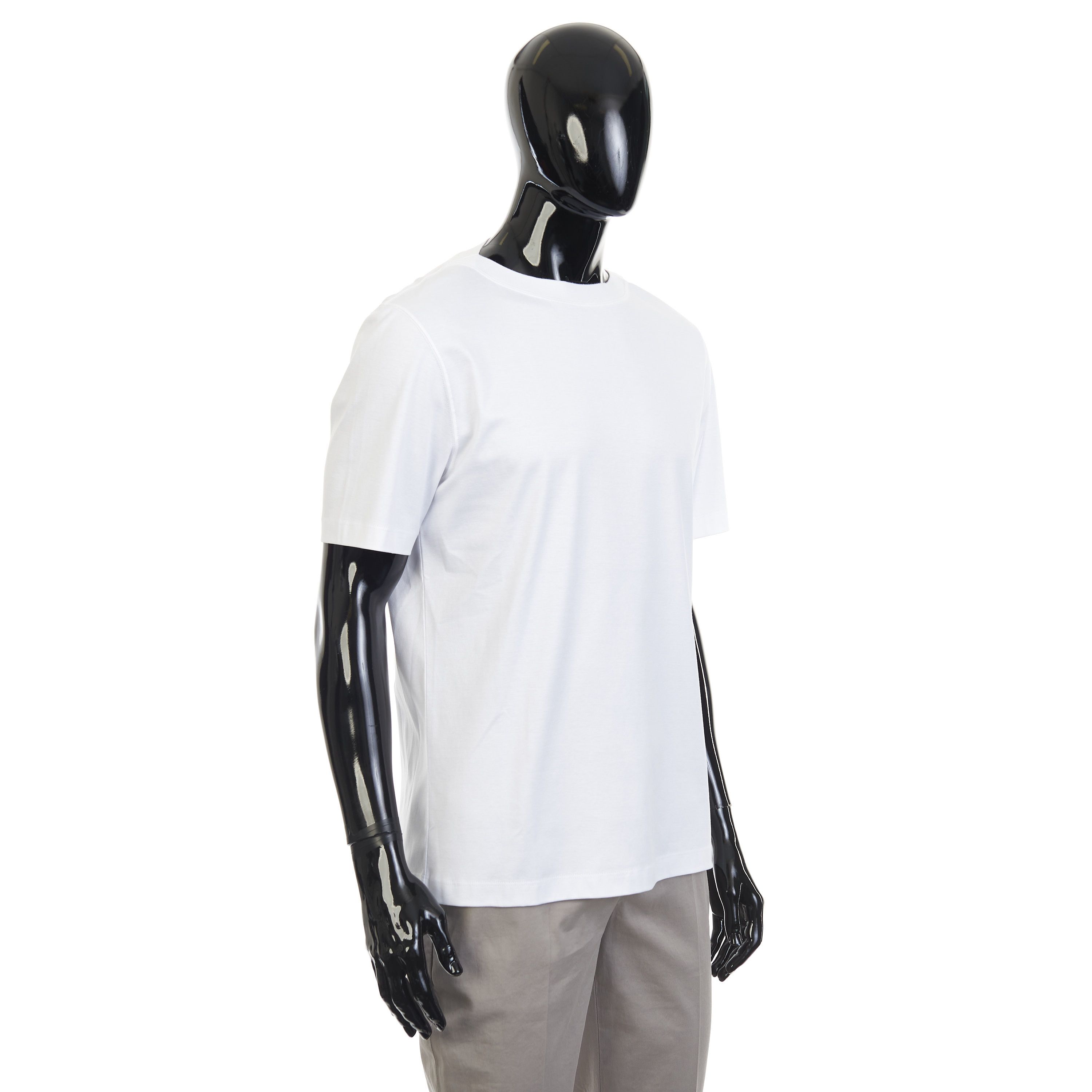 Brunello Cucinelli White Cotton Jersey Crew-neck Tshirt Size US M / EU 48-50 / 2 - 8 Thumbnail
