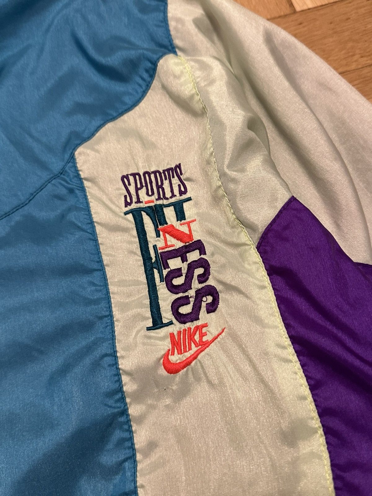 Nike × Vintage Vintage Nike tracksuit rare jacket pants size L Size 50L - 5 Thumbnail