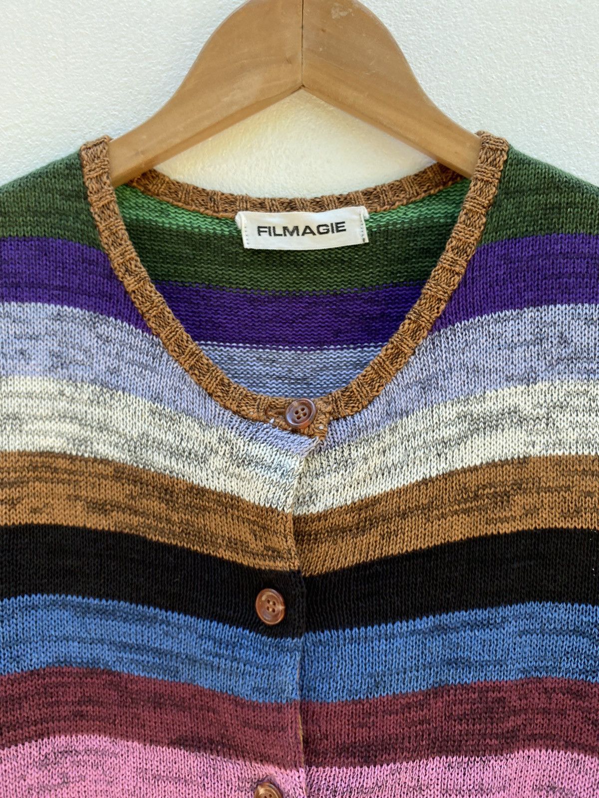 Designer × Vintage FILMAGIE Rainbow Knit Size M / US 6-8 / IT 42-44 - 12 Thumbnail