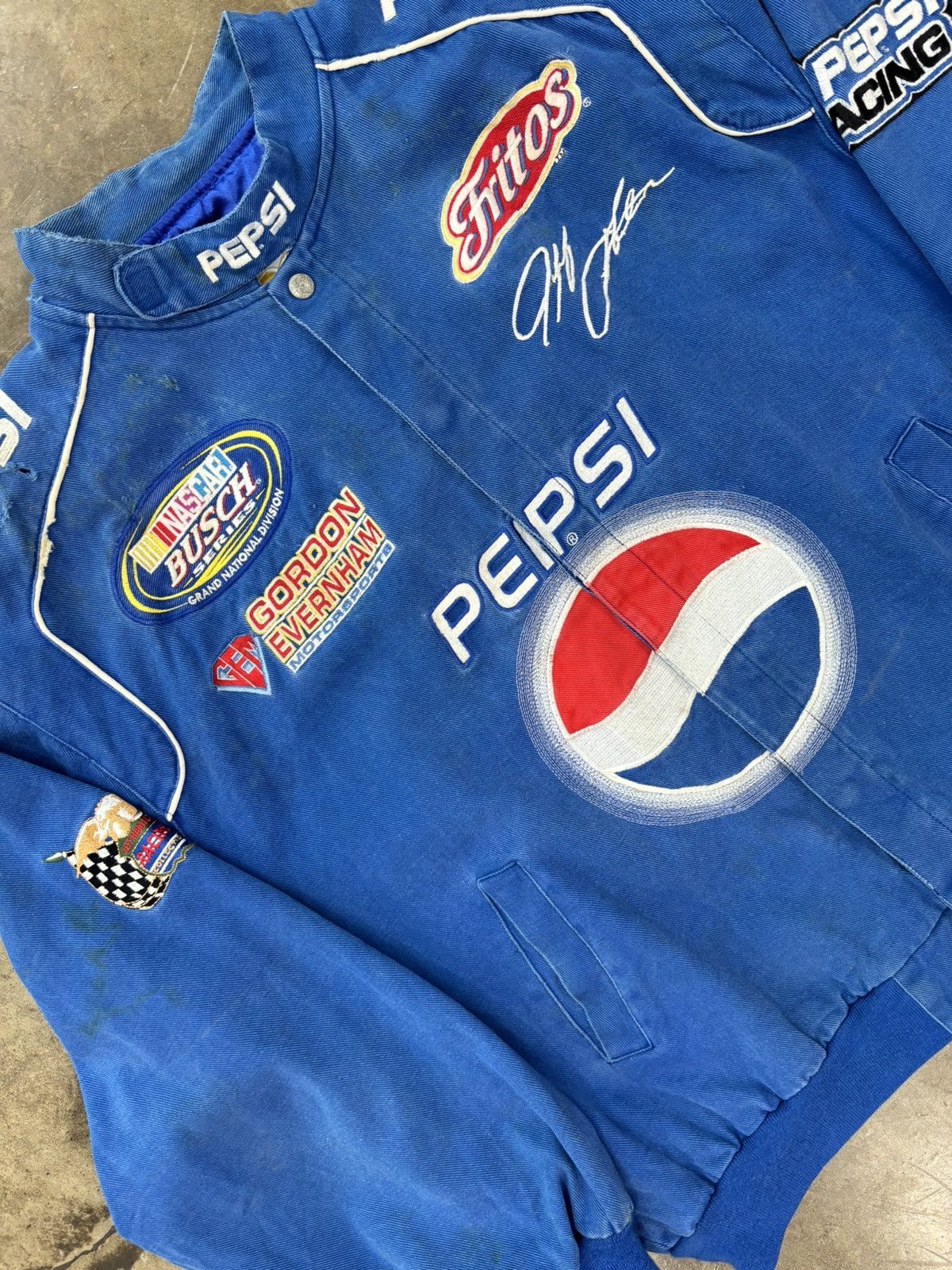 NASCAR × Vintage Vintage NASCAR Jeff Gordon Pepsi Racing Jacket XXL Size US XXL / EU 58 / 5 - 1 Thumbnail