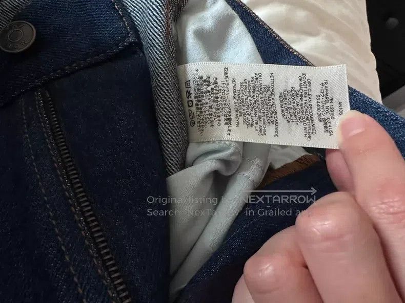 The Row The row size 0 Dark Stitch Jeans Size 22" - 4 Thumbnail
