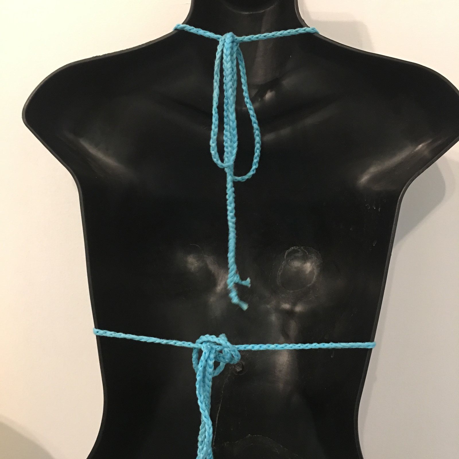 Other NWT GORGEOUS HANDMADE BOHO COTTON CROCHET BIKINI TOP L Size L / US 10 / IT 46 - 2 Thumbnail