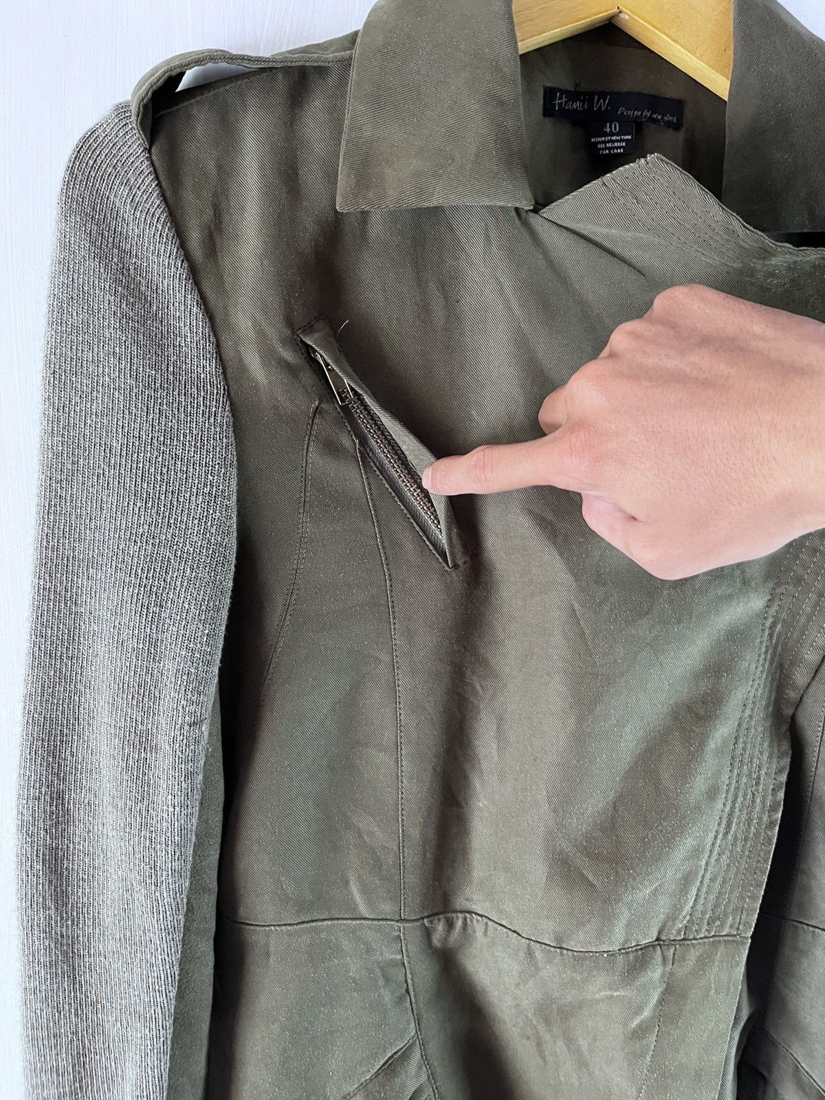 Japanese Brand Asyemmetric Lgb Style jacket by Hanii W Size US L / EU 52-54 / 3 - 8 Thumbnail