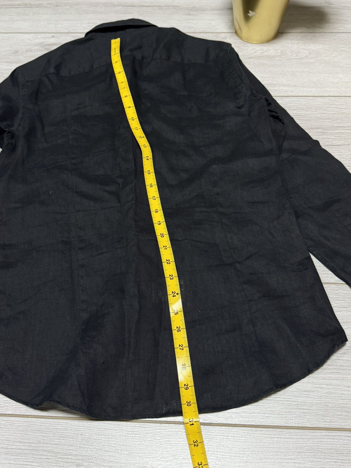 Versace Versace linen patterns shirt buttons v logo Size US M / EU 48-50 / 2 - 13 Thumbnail