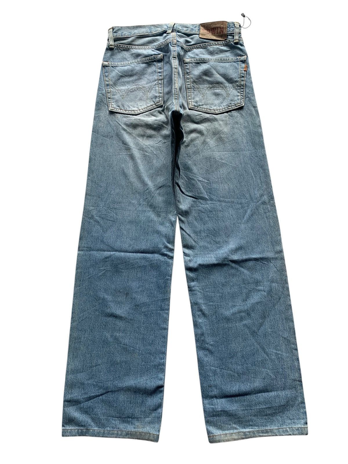 Kapital VINTAGE EDWIN 505X SELVEDGE BAGGY JAPANESE DISTRESSED DENIM Size US 29 - 2 Thumbnail