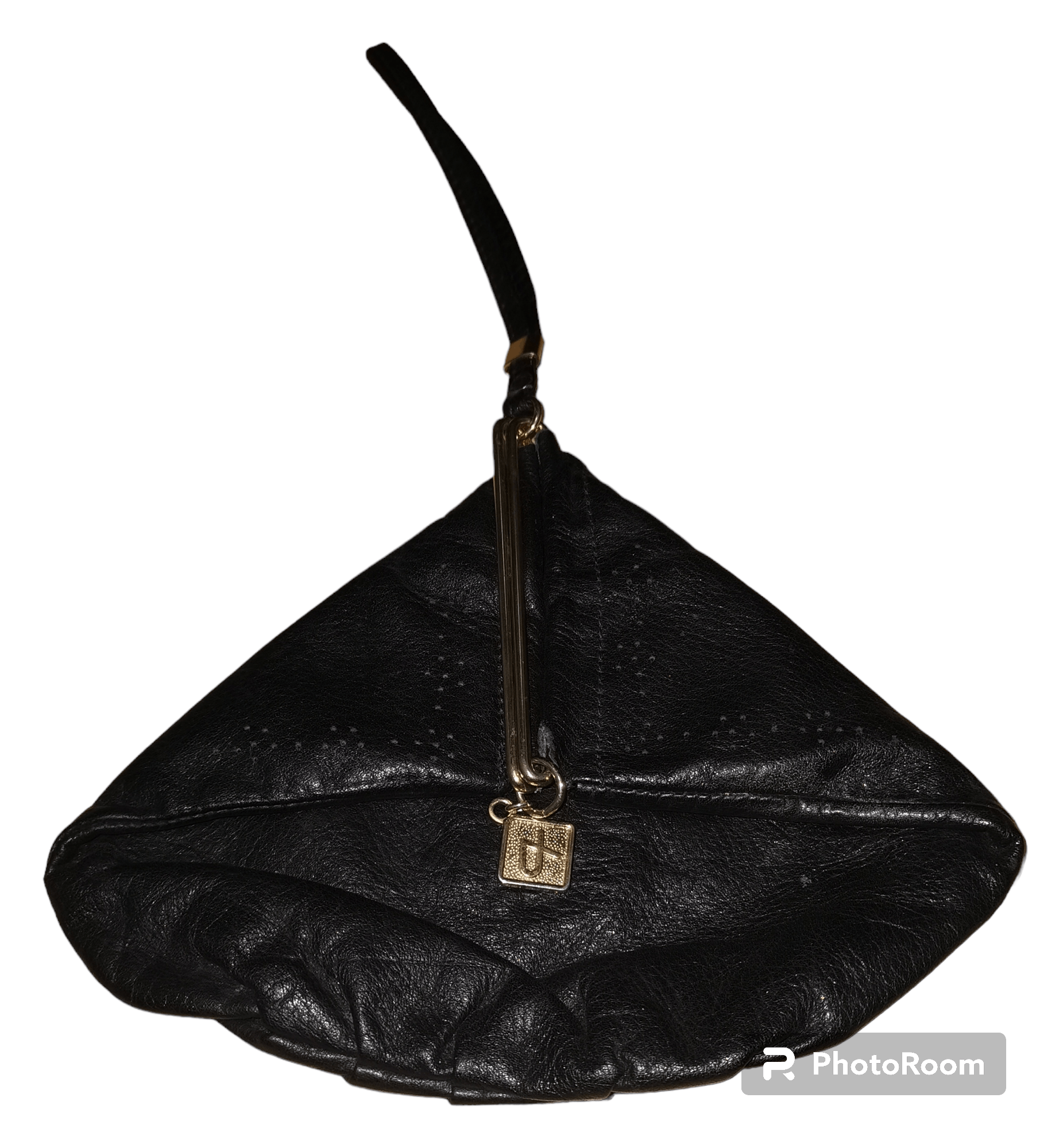Genuine Leather TRIANGLE DESIGN LEATHER POUCH Size ONE SIZE - 1 Thumbnail
