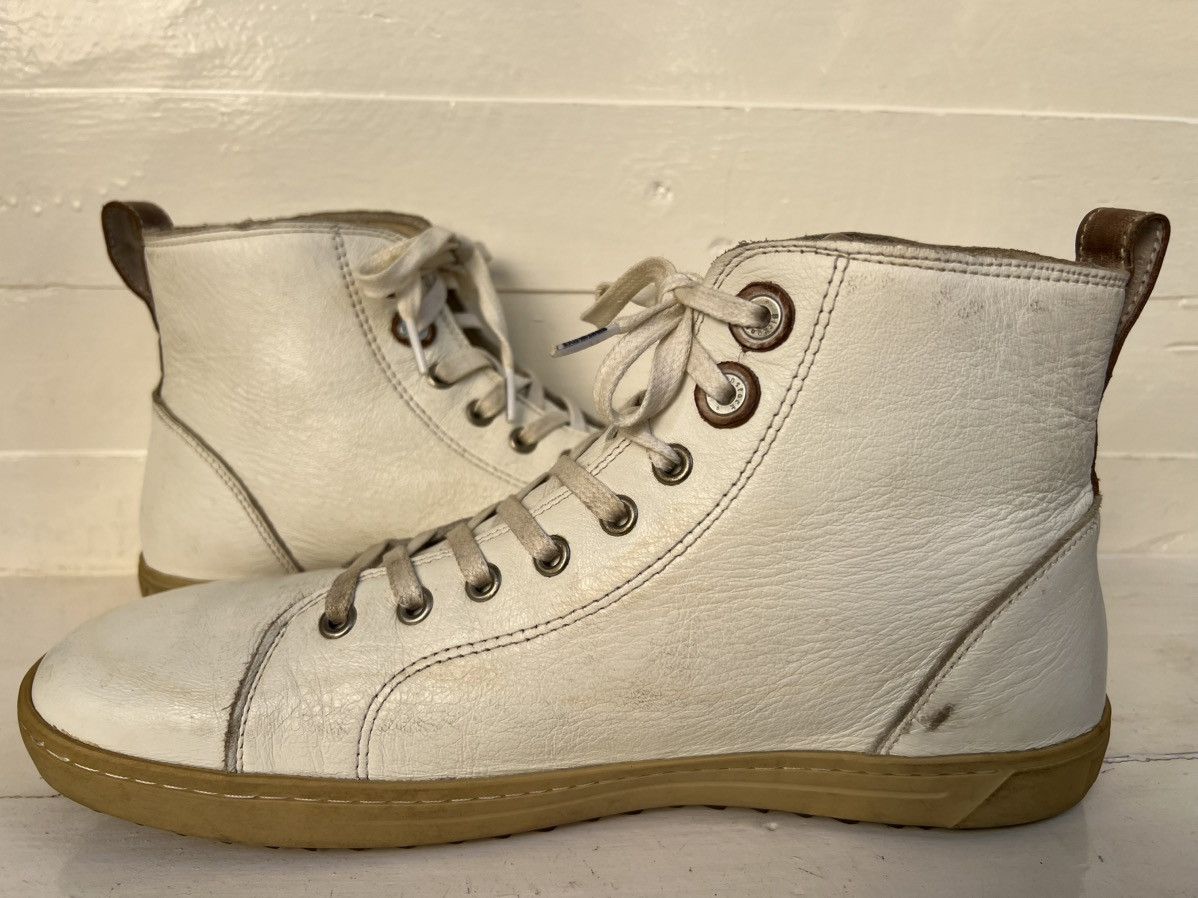 Birkenstock Birkenstock Men's Sneakers White Leather Bartlett Size US 10 / EU 43 - 7 Thumbnail