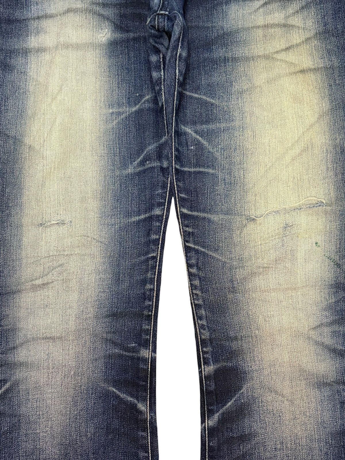 Tornado Mart Vintage Tornado Mart Rusty Wash Distress Flare Jeans Size US 32 / EU 48 - 3 Thumbnail