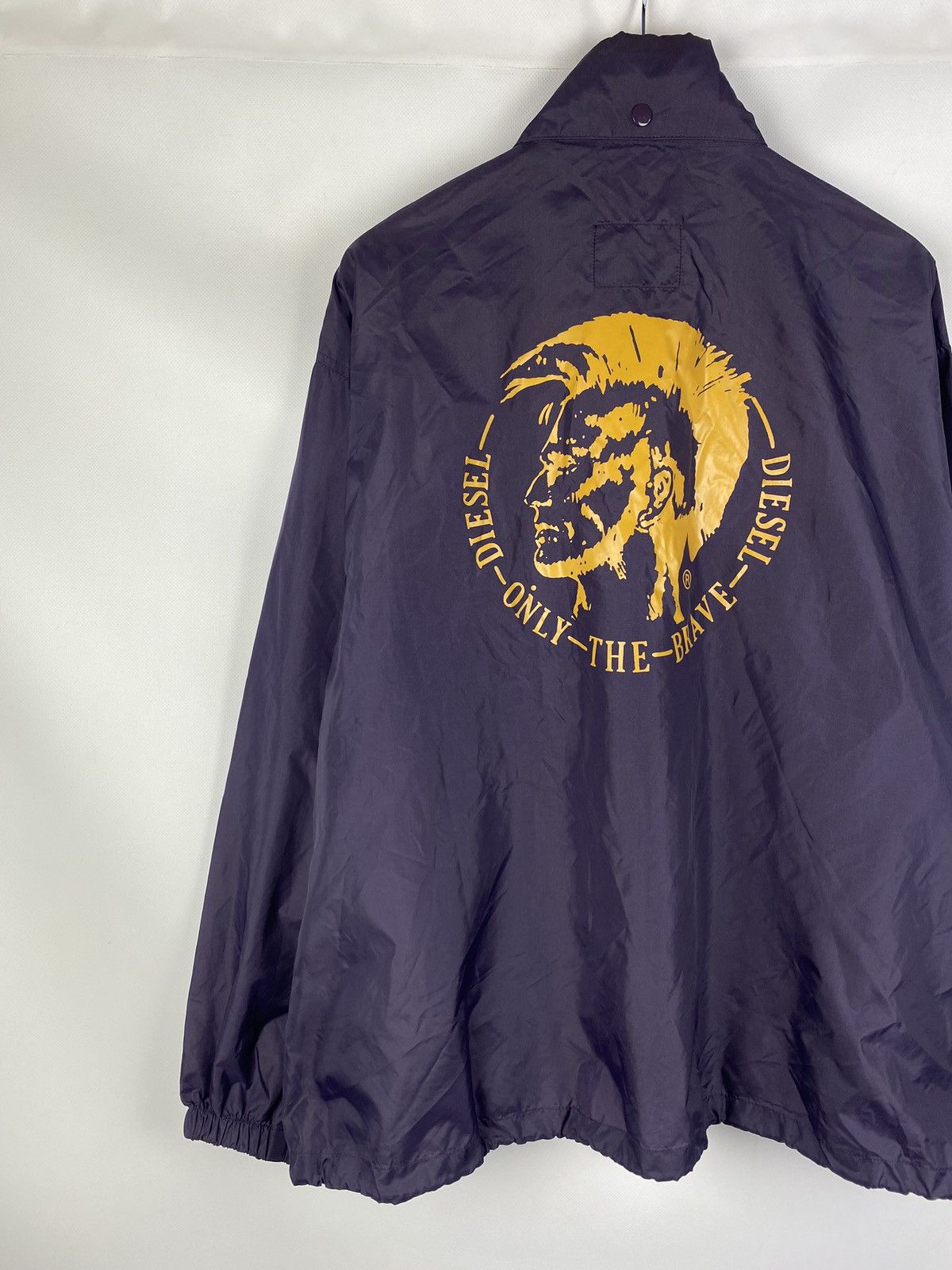 Diesel × Vintage VTG Diesel men’s nylon big logo coach jacket size L Size US L / EU 52-54 / 3 - 2 Thumbnail