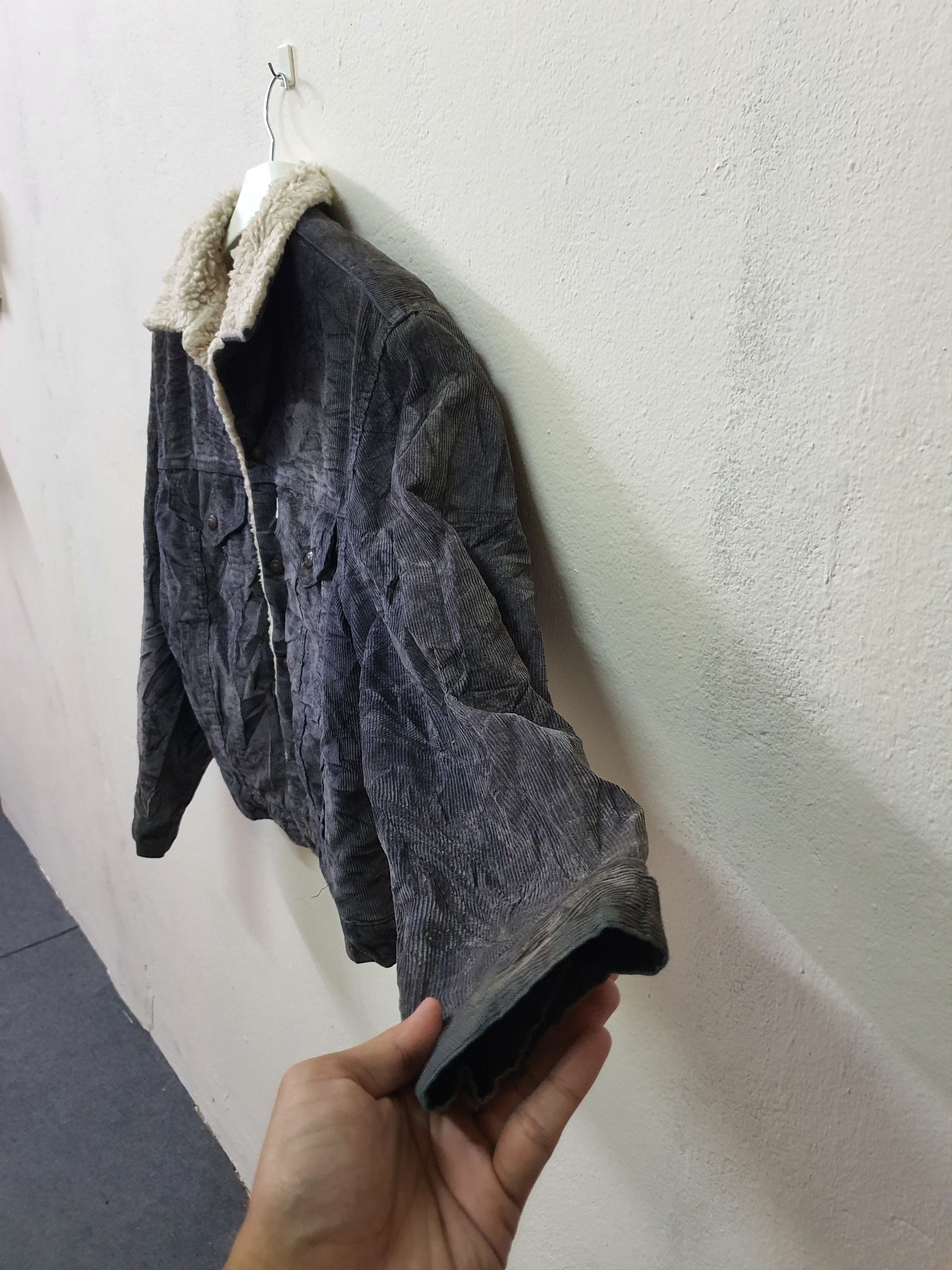 Levi's 90s Levi's San Francisco denim sherpa jacket. Size US L / EU 52-54 / 3 - 9 Thumbnail