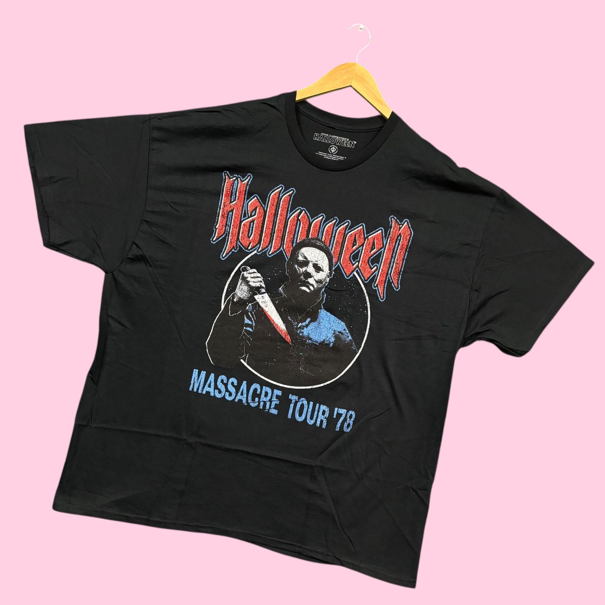 Universal Studios John Carpenter's Halloween Massacre Tour 78 Horror Tee 2XL Size US XXL / EU 58 / 5 - 3 Thumbnail