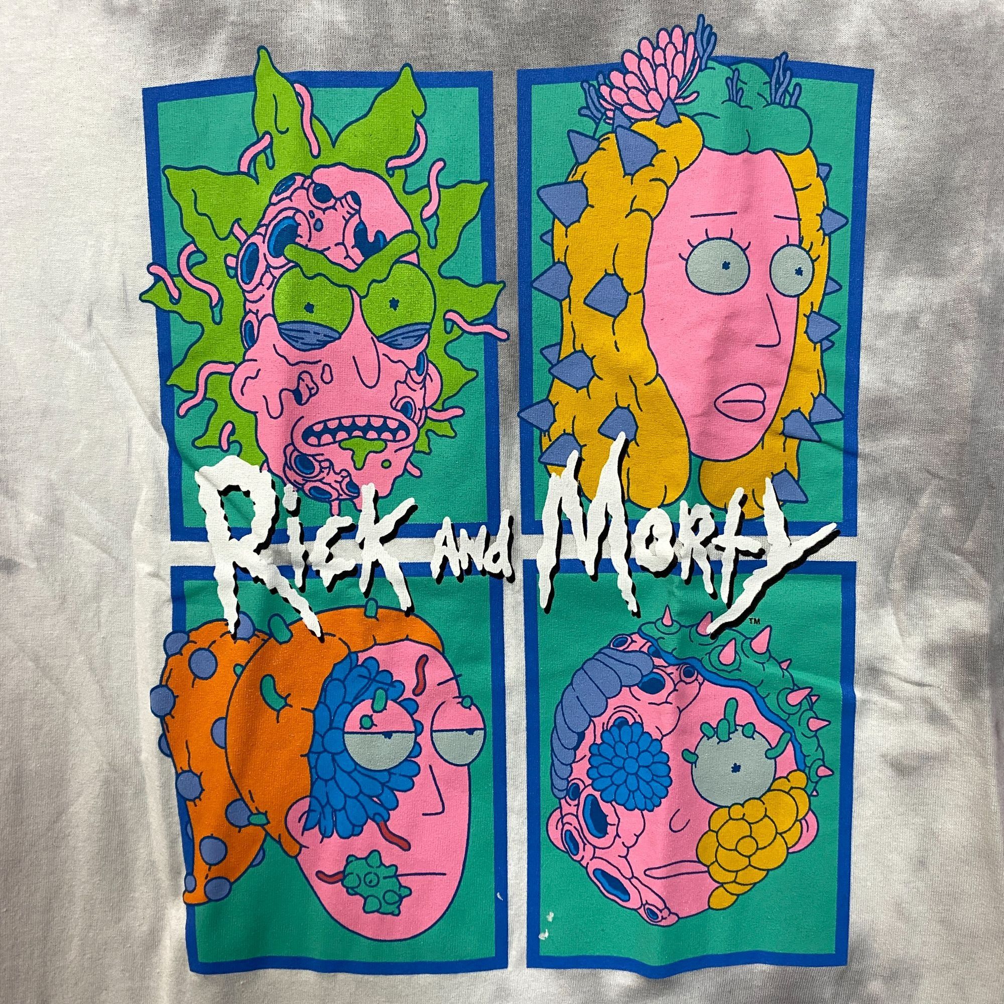Ripple Junction Rick and Morty Infected tiedye Tshirt size Small Size US S / EU 44-46 / 1 - 2 Thumbnail