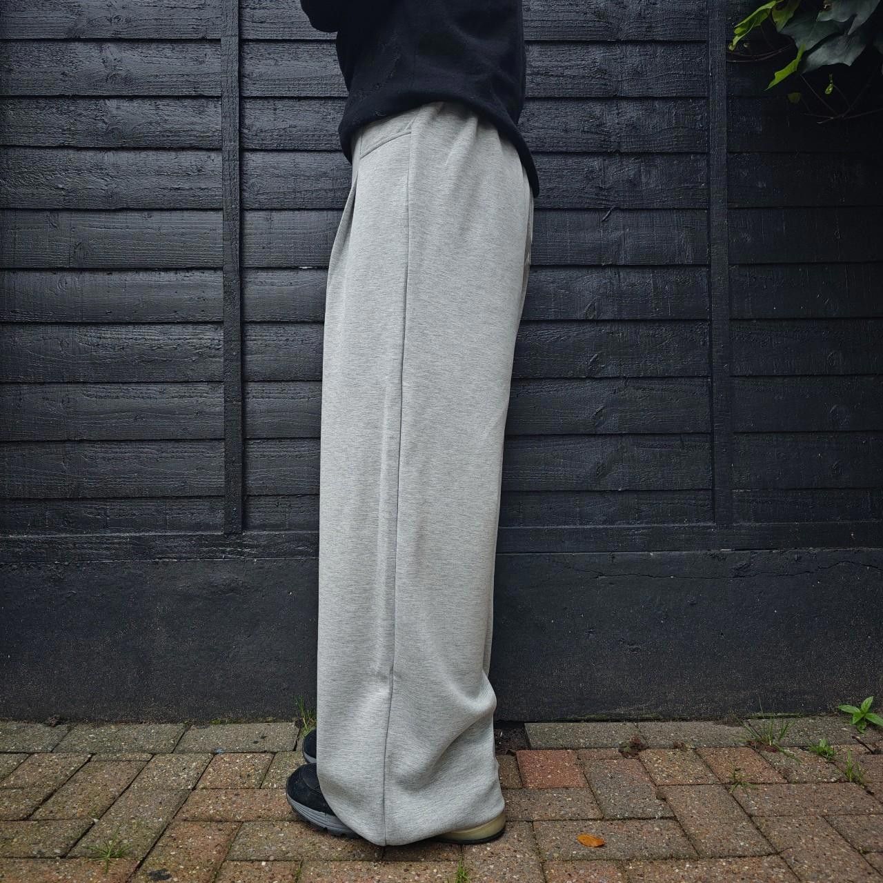 Other Japanese Grey Wide Leg Joggers Size US 32 / EU 48 - 3 Thumbnail