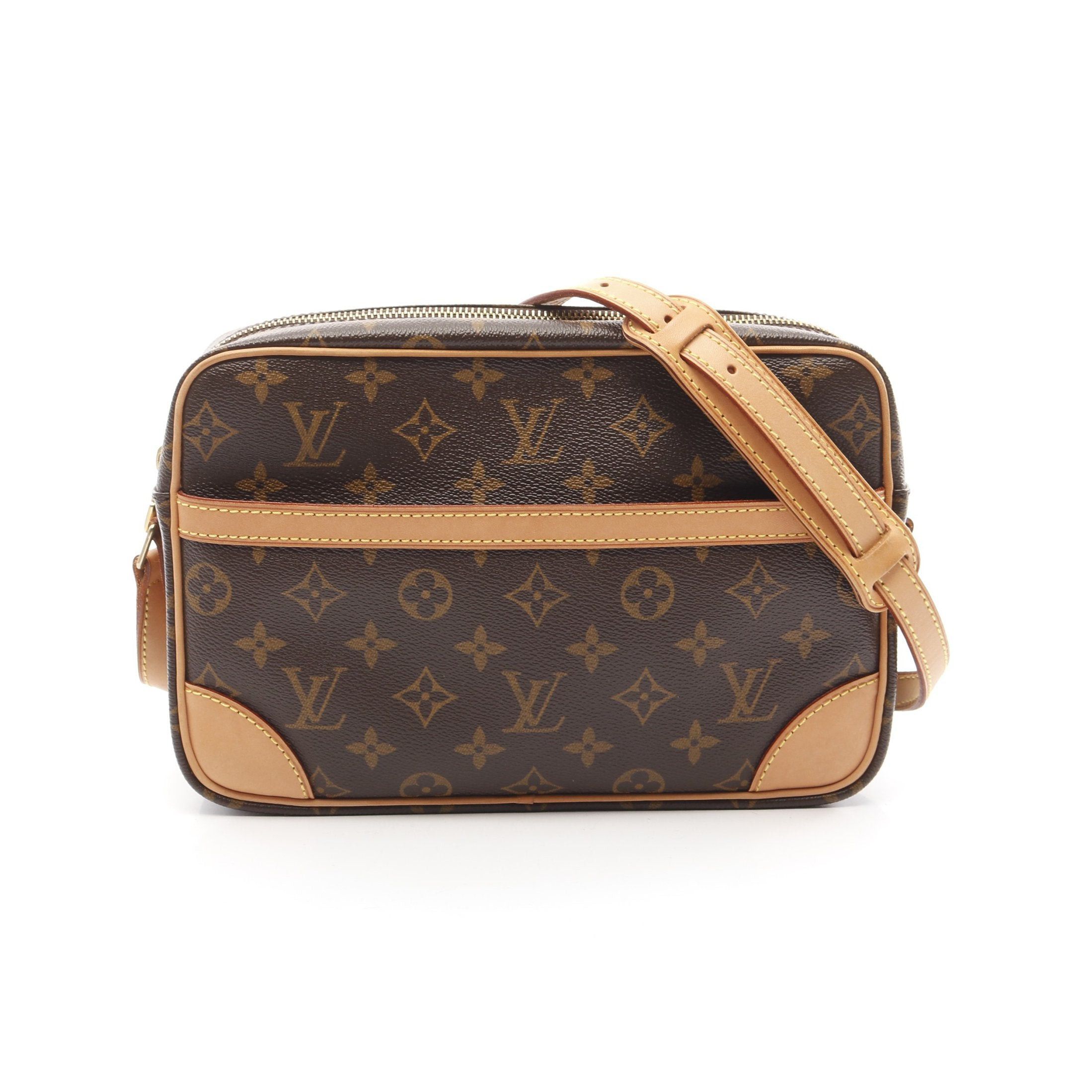 Louis Vuitton Louis Vuitton Trocadero 27 Monogram Shoulder Bag Leather Brown Size ONE SIZE - 1 Thumbnail