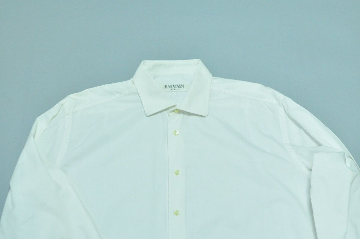 Balmain × Vintage Balmain Vintage Luxury white shirt Size US L / EU 52-54 / 3 - 2 Thumbnail