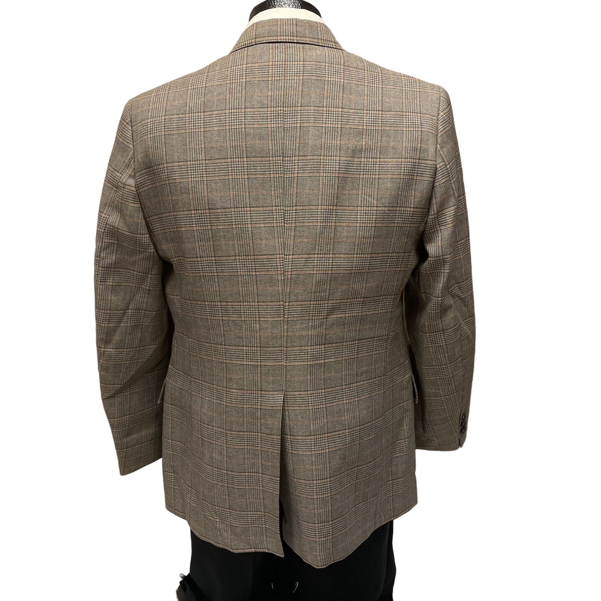 Other Vtg JcPenney MOD Disco OVERCHECK Party Sport Coat Size 40R - 9 Thumbnail